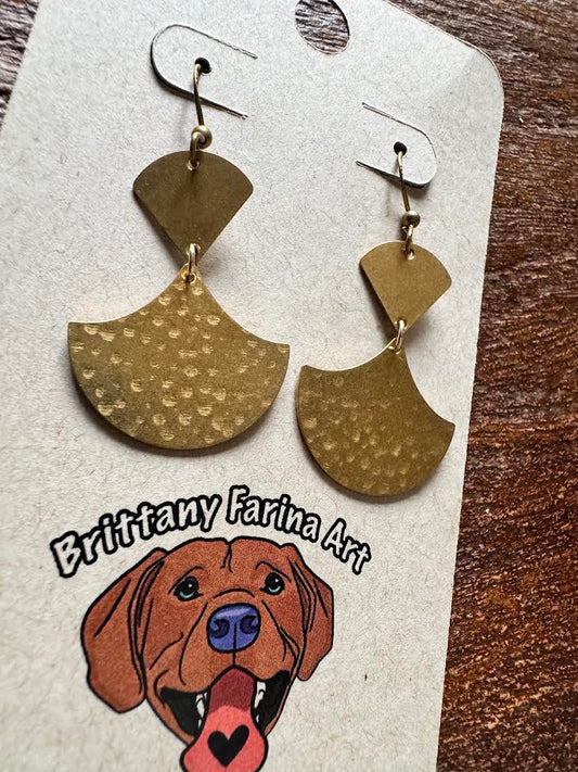 Brass Dangle Earrings