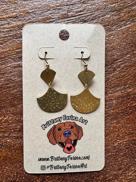 Brass Dangle Earrings