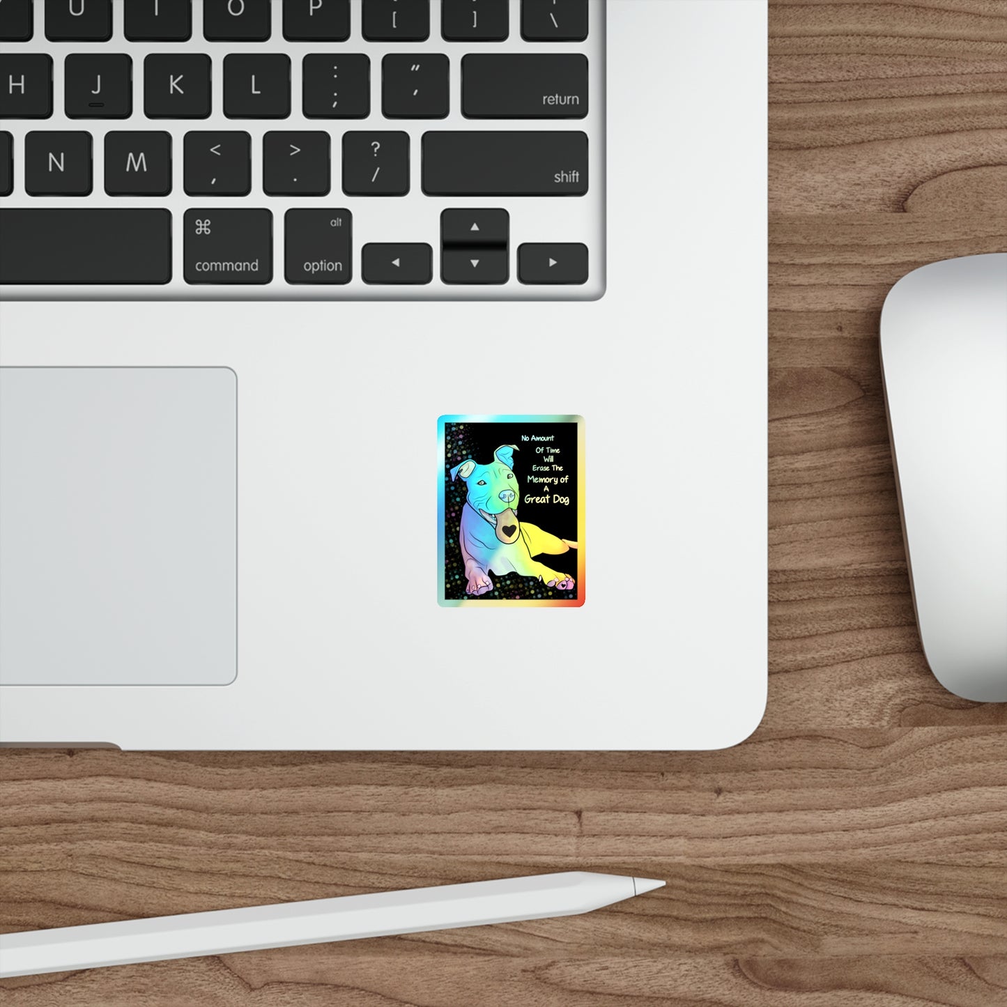 Great Dog Holographic Sticker