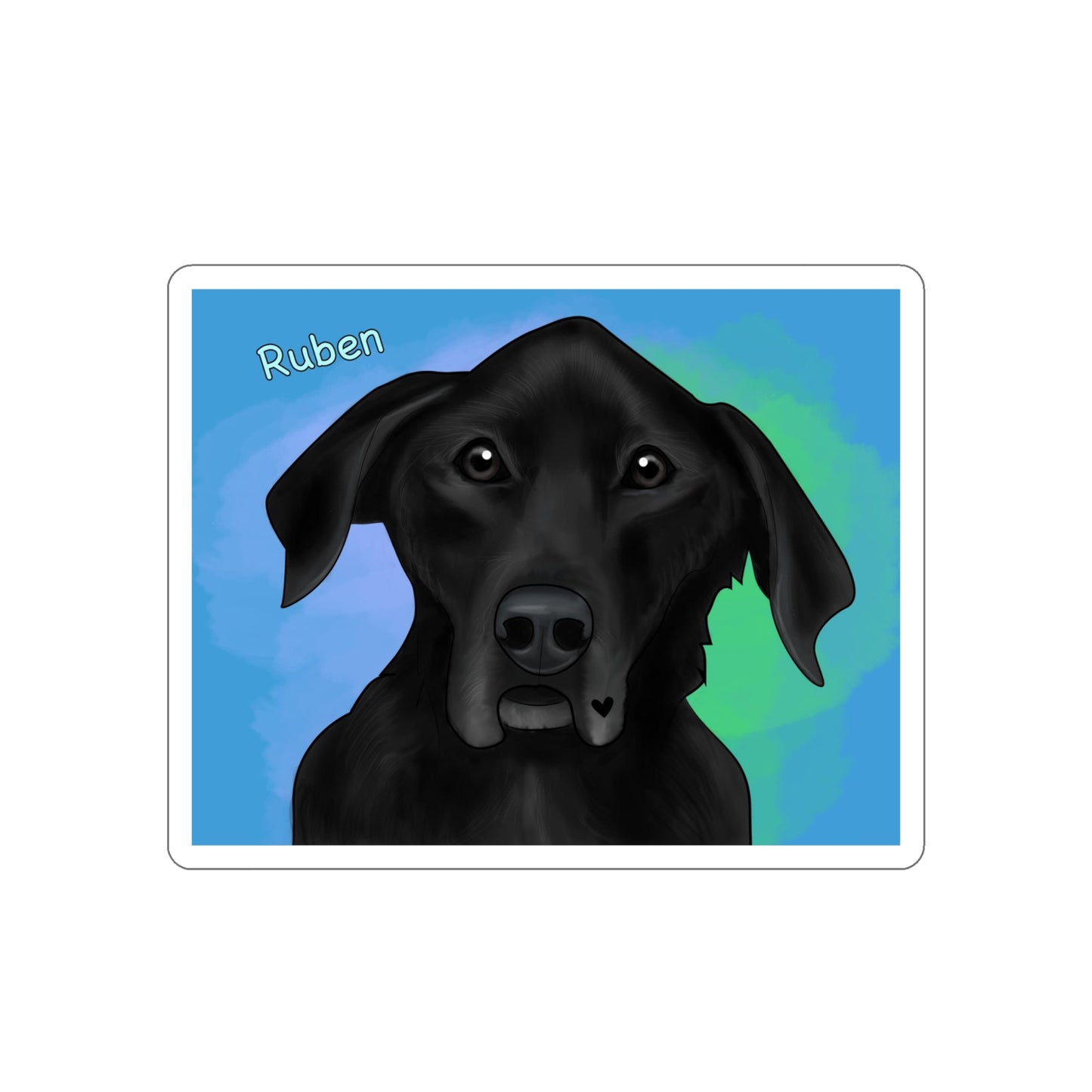 Ruben Die-Cut Stickers