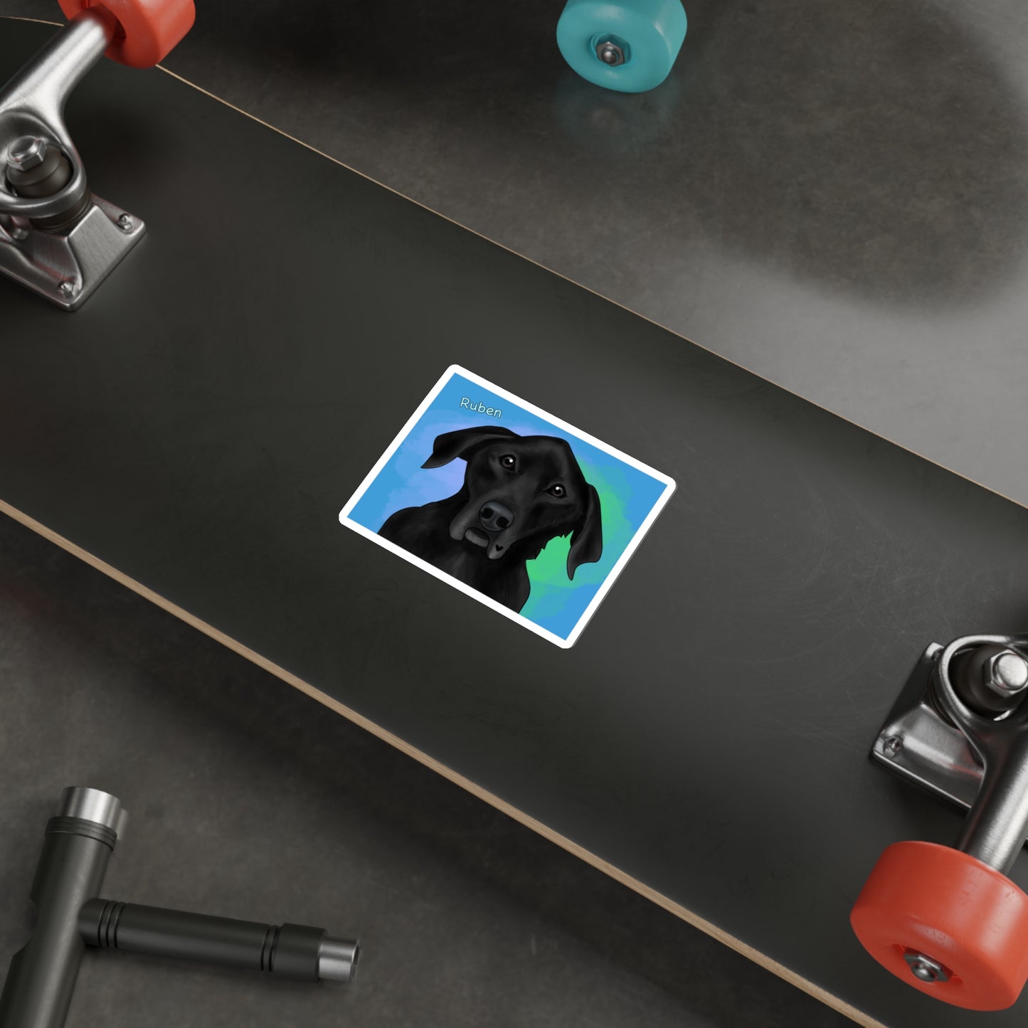 Ruben Die-Cut Stickers