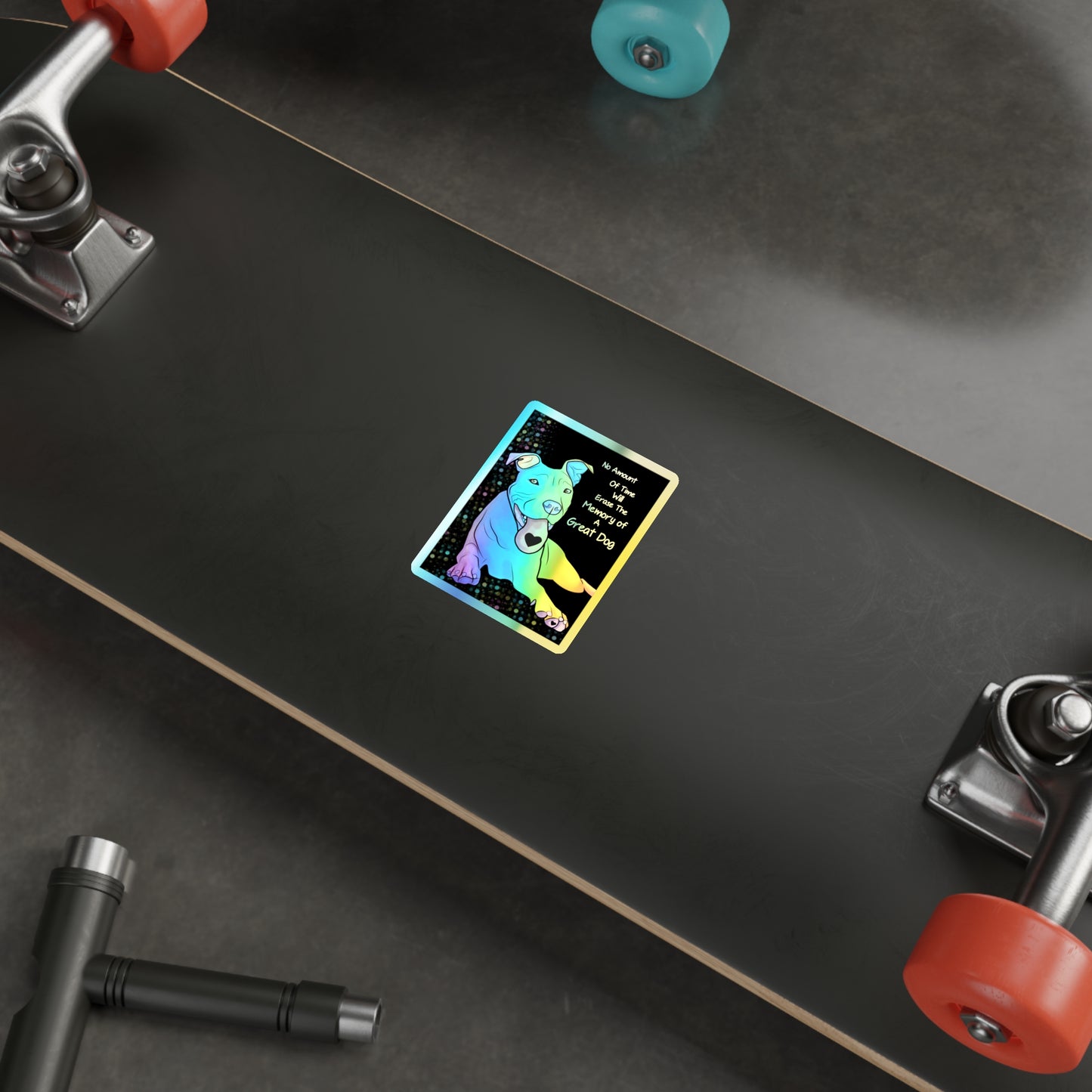 Great Dog Holographic Sticker