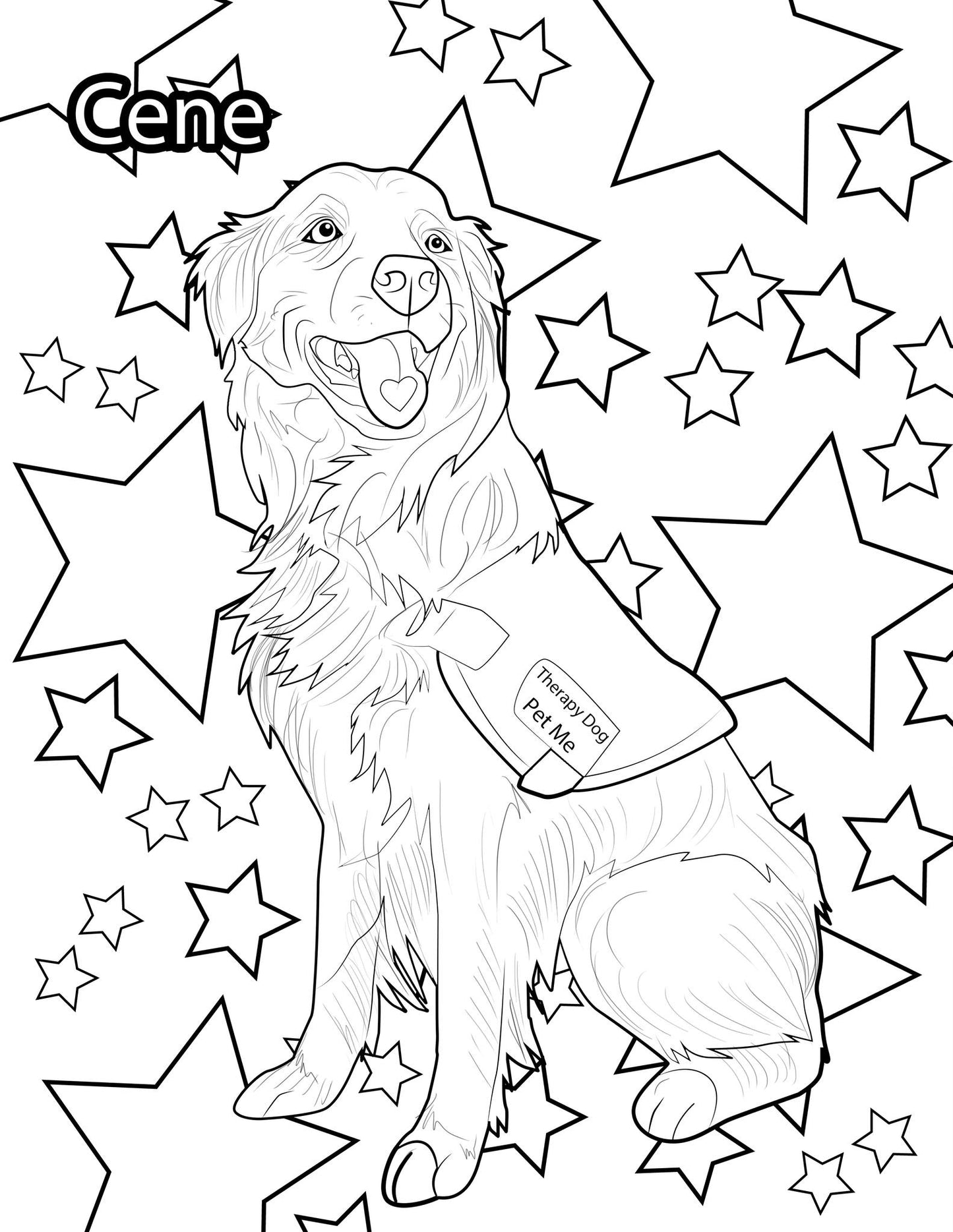 Coloring Page Of Your Pet (rescues )
