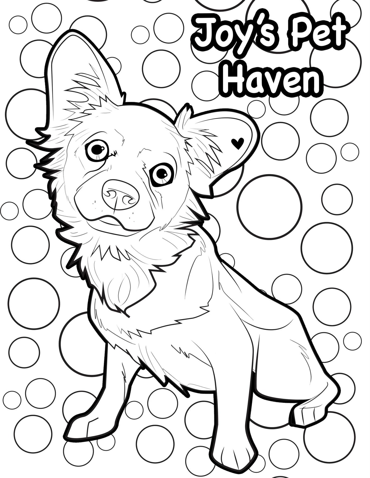 Coloring Page Of Your Pet (rescues )