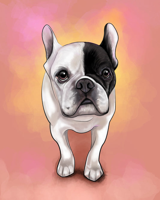 Pet Portrait 8.5 x 11 PRINT