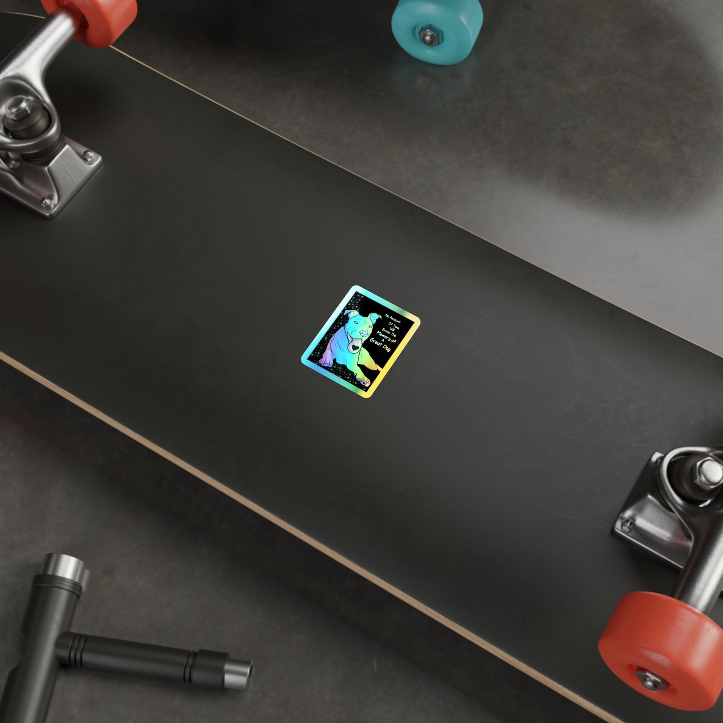 Great Dog Holographic Sticker
