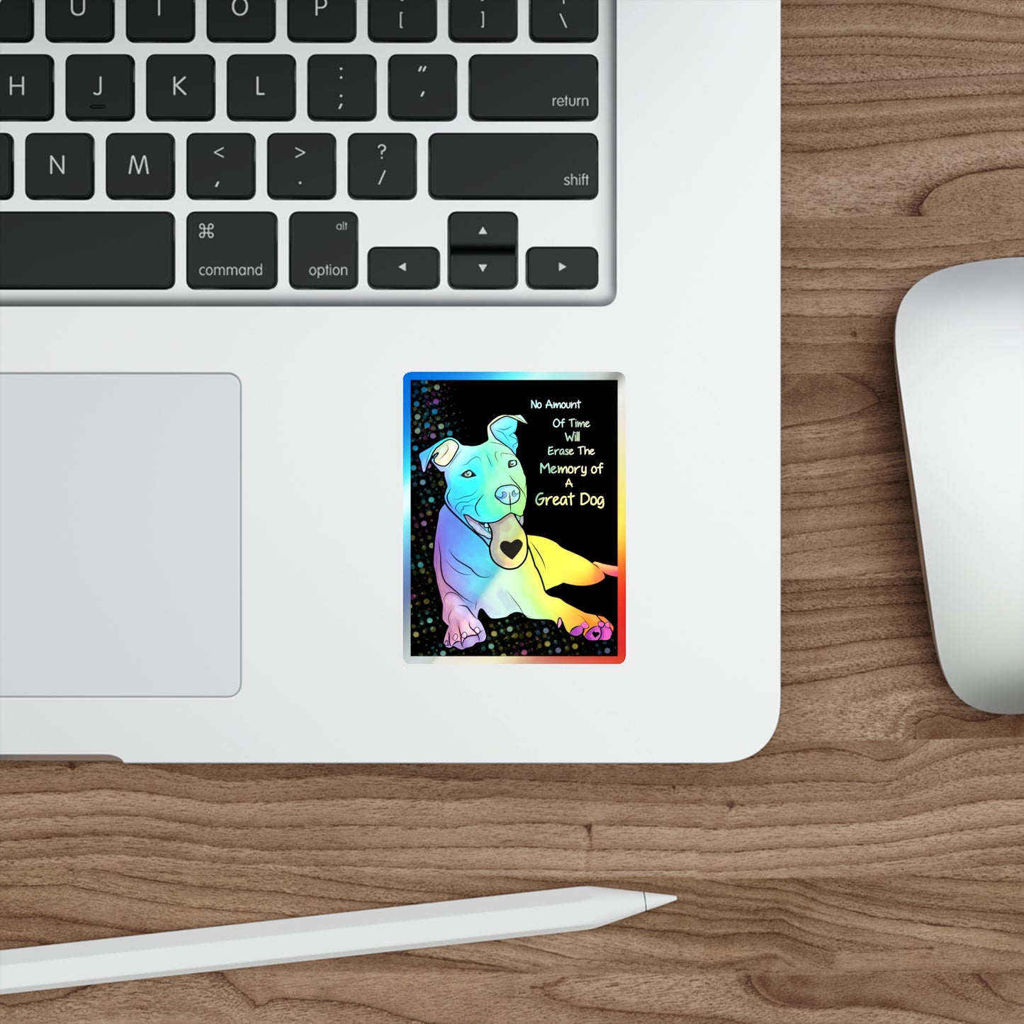 Great Dog Holographic Sticker