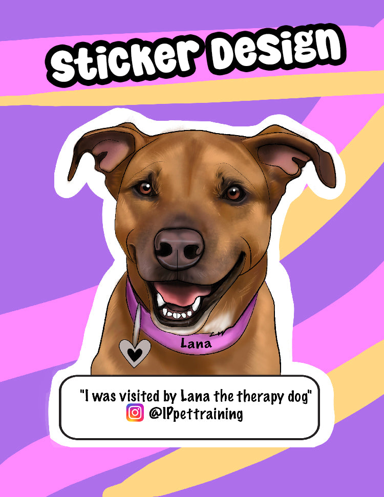 Custom Pet Sticker Design