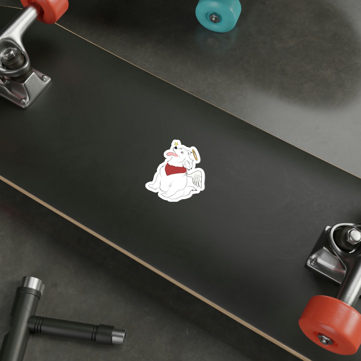 Angel Pup Sticker
