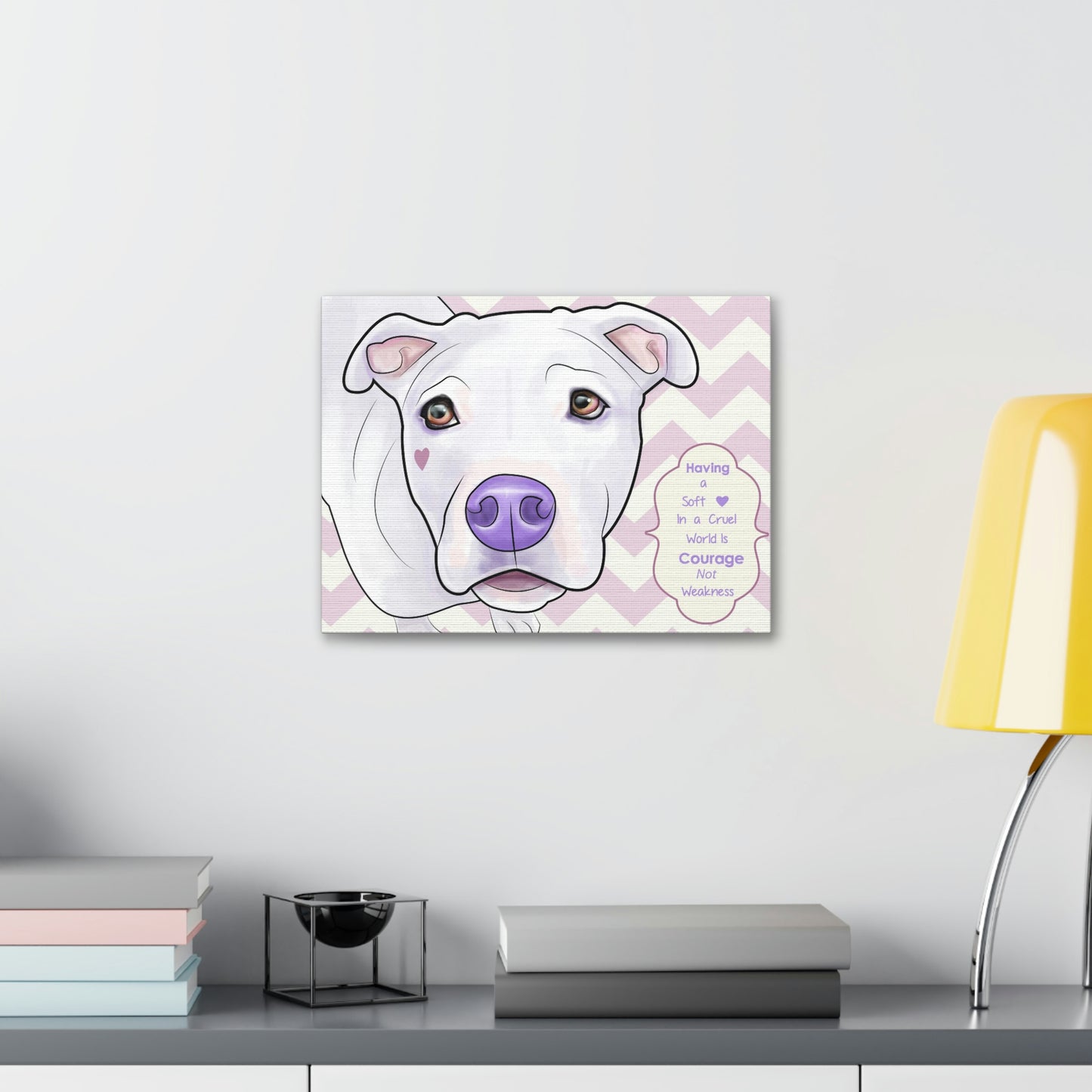 Soft Heart Canvas