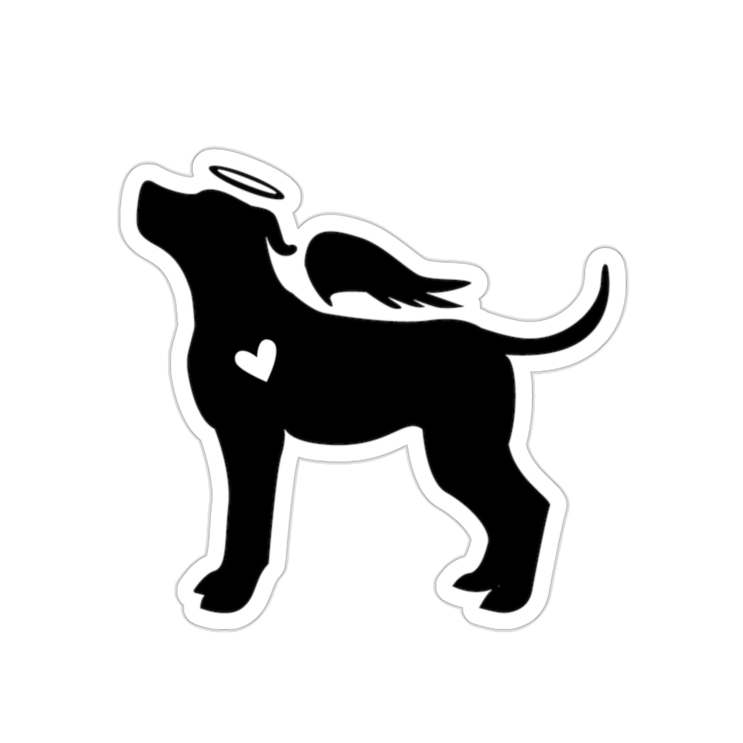 Angel Pup Stickers