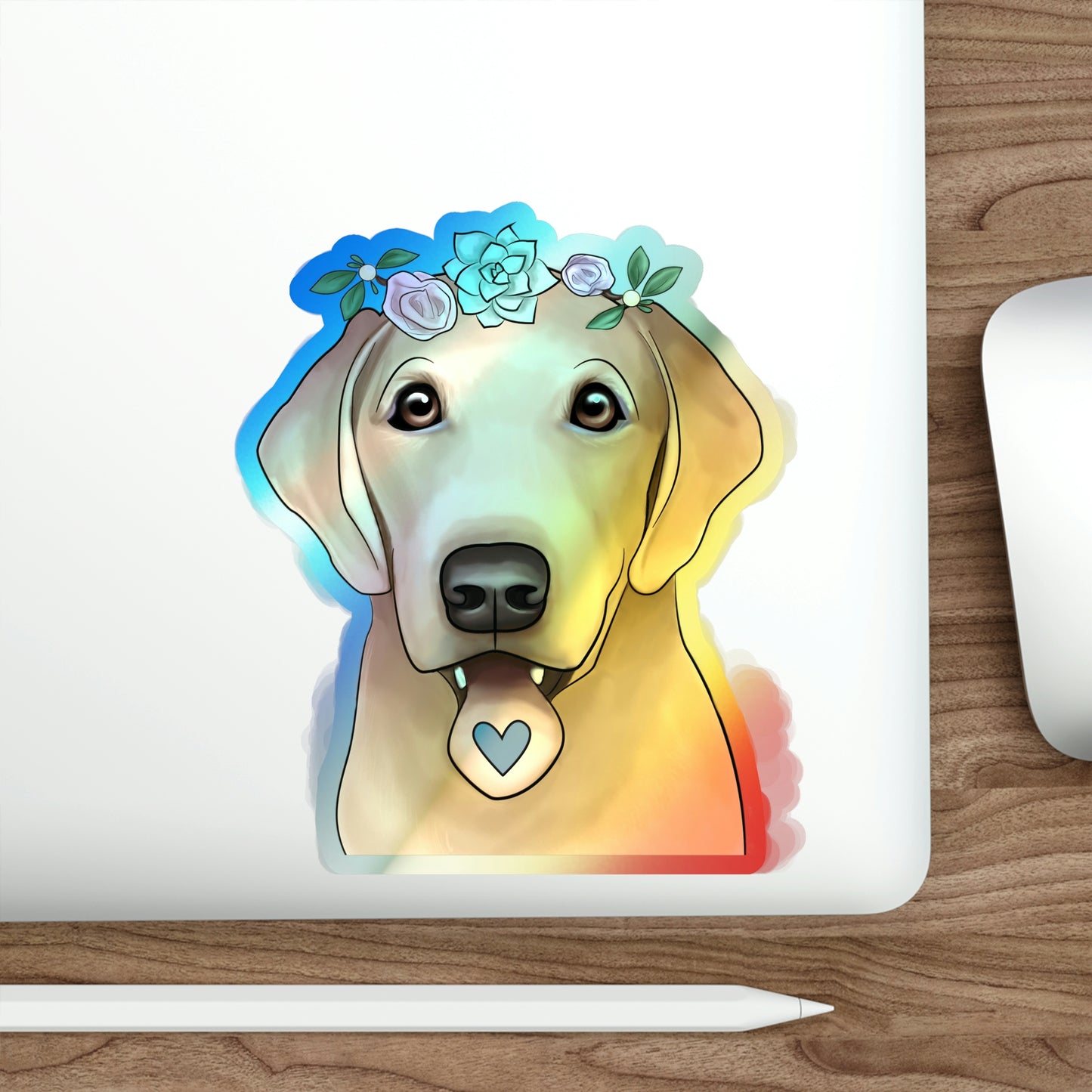 Holographic Lab Sticker