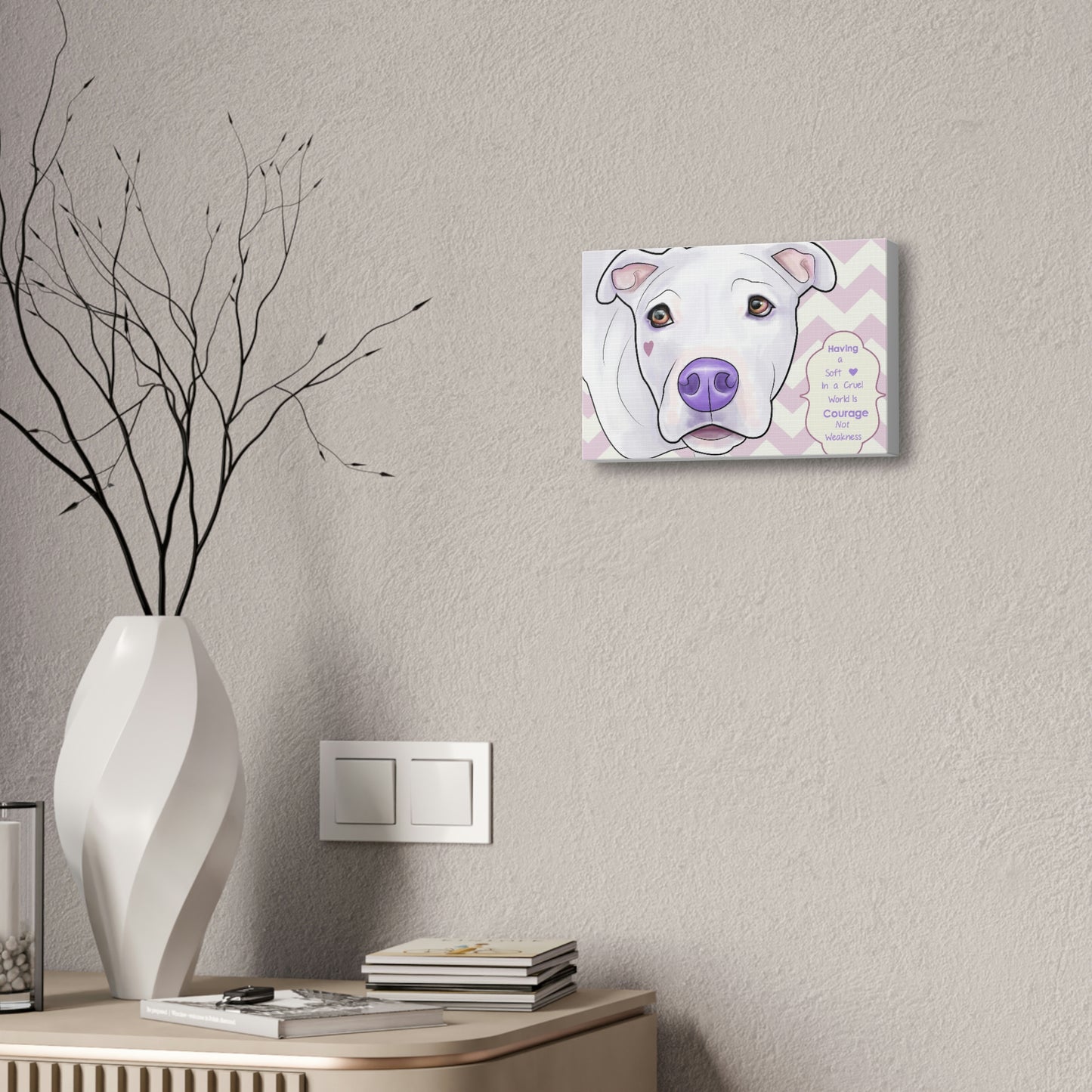 Soft Heart Canvas