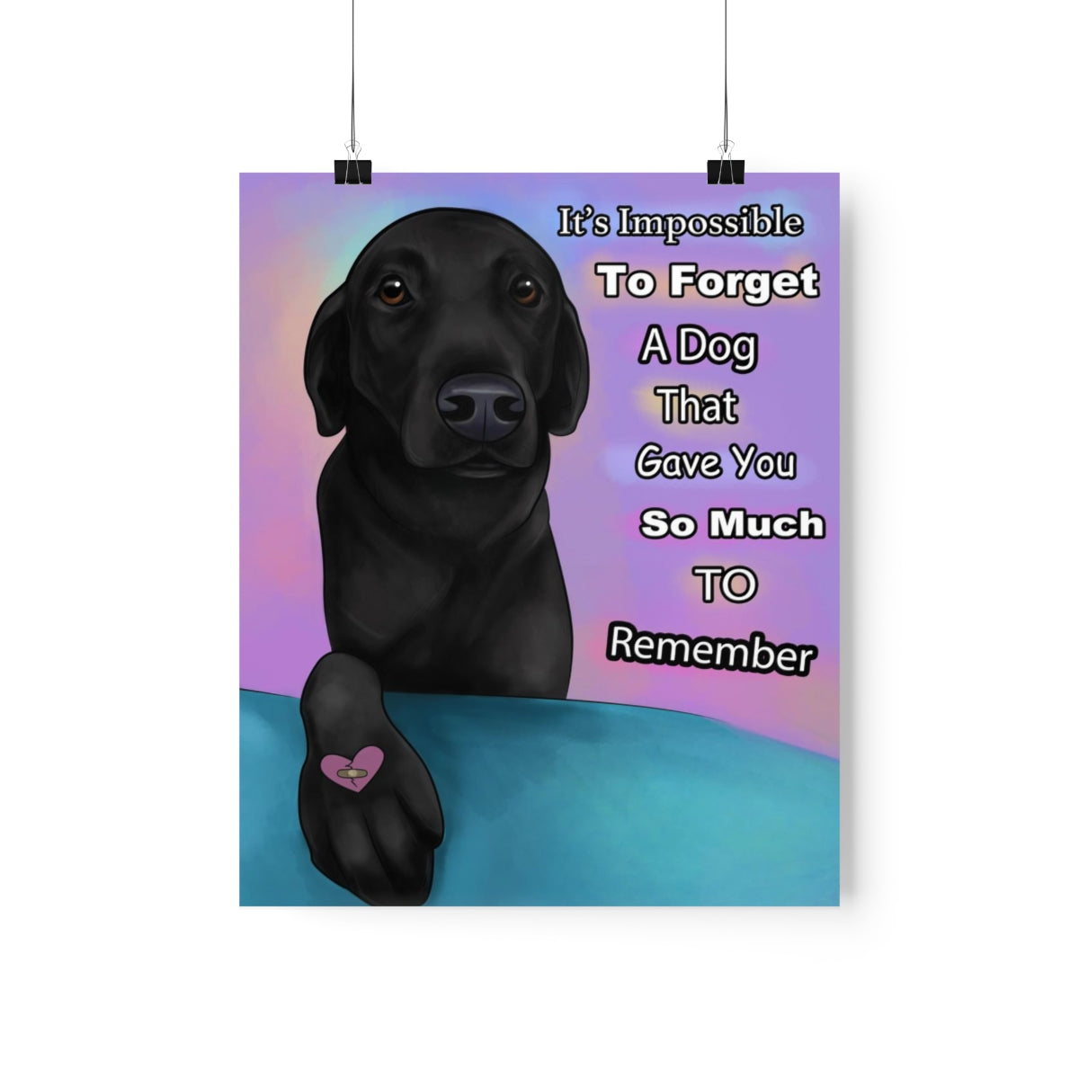 Dog To Remember Print