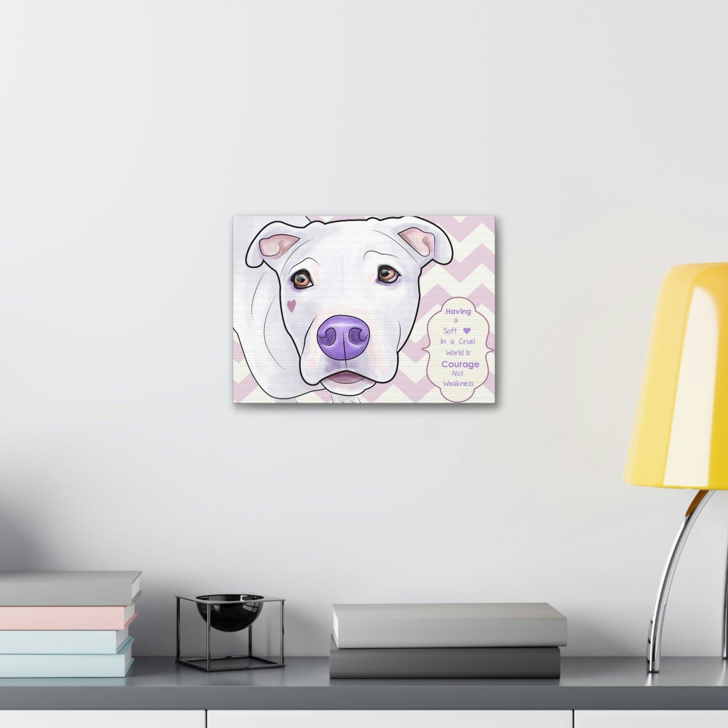 Soft Heart Canvas