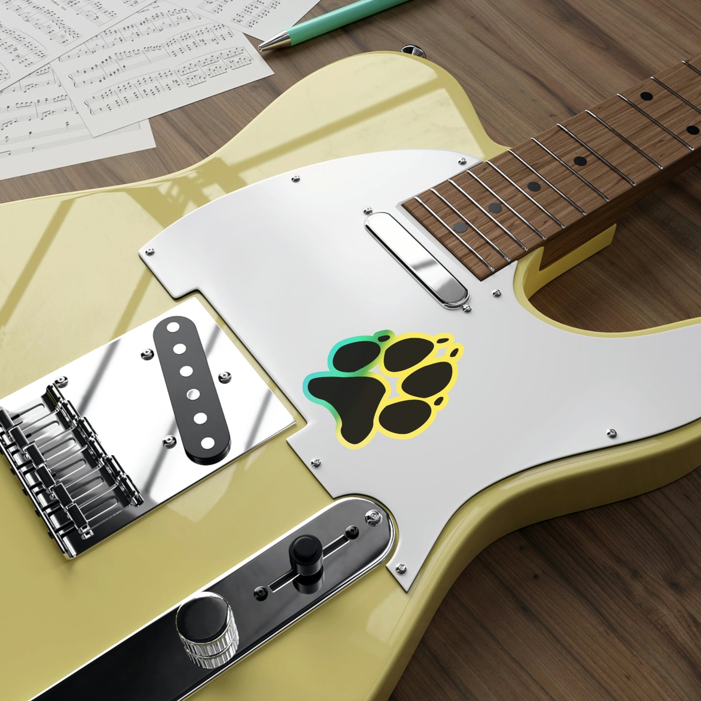 Holographic Paw Stickers