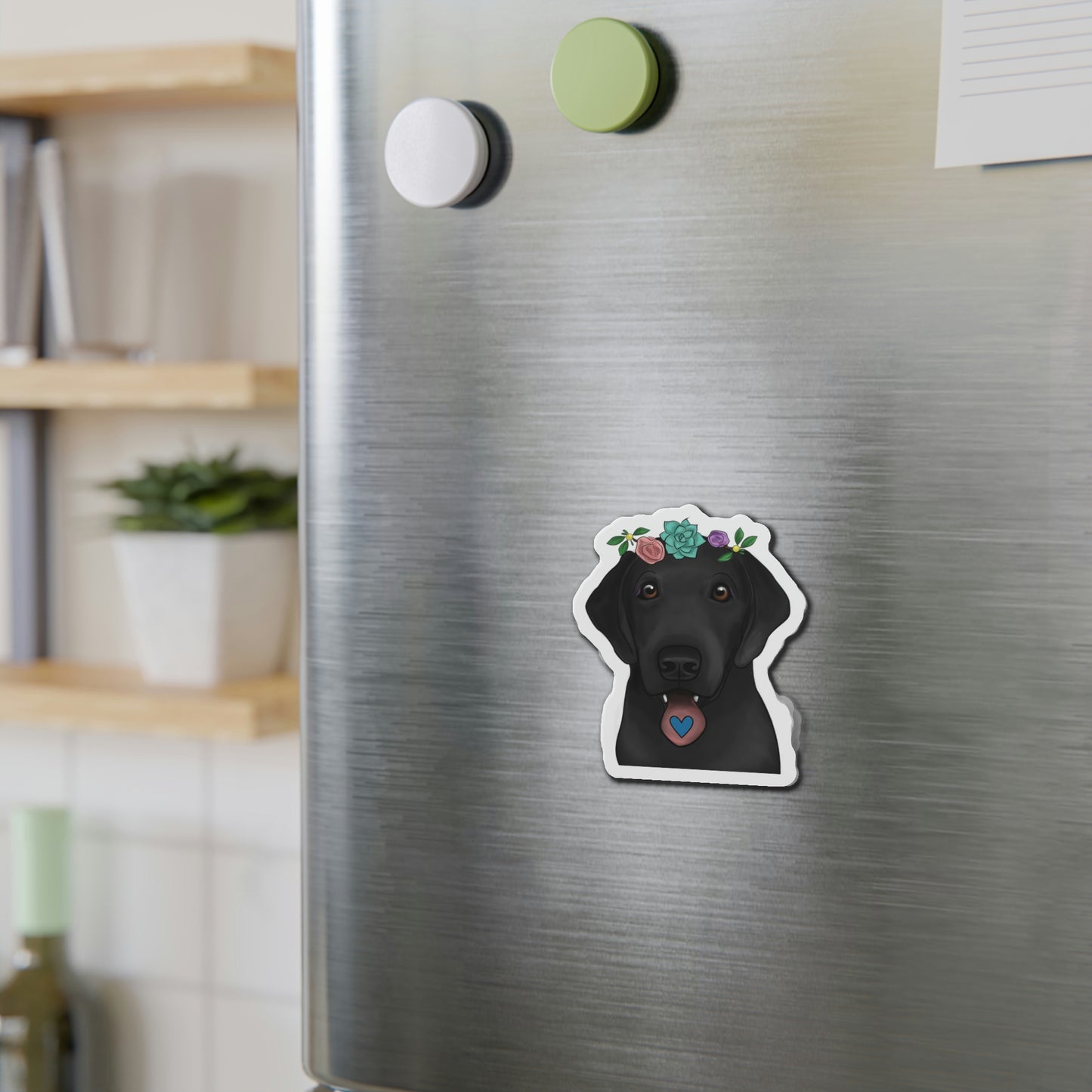 Black Lab Magnet