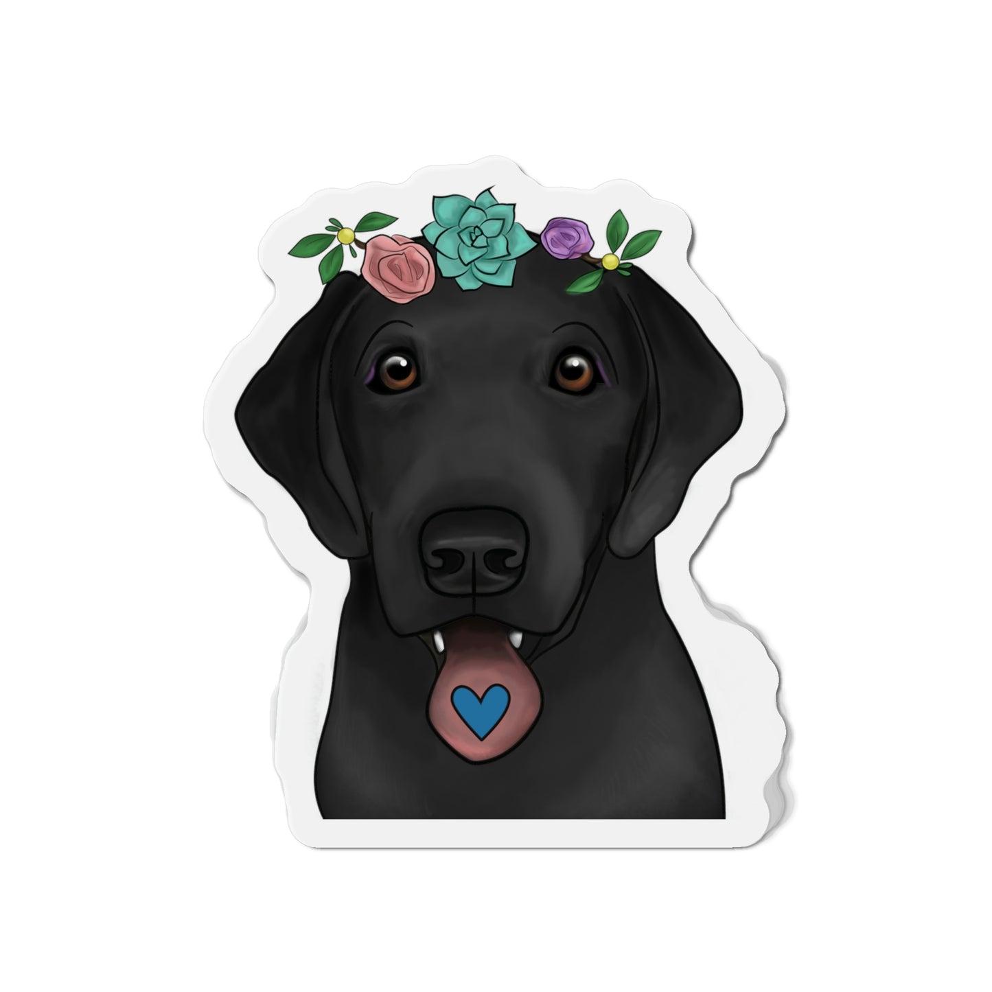 Black Lab Magnet