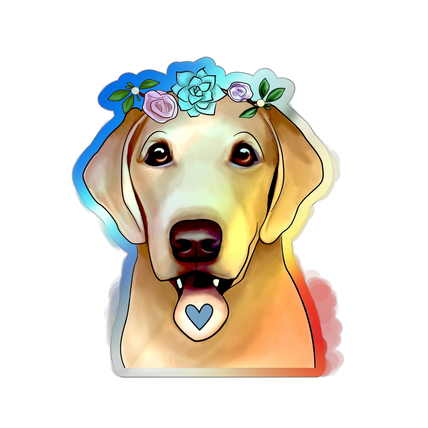 Holographic Lab Sticker