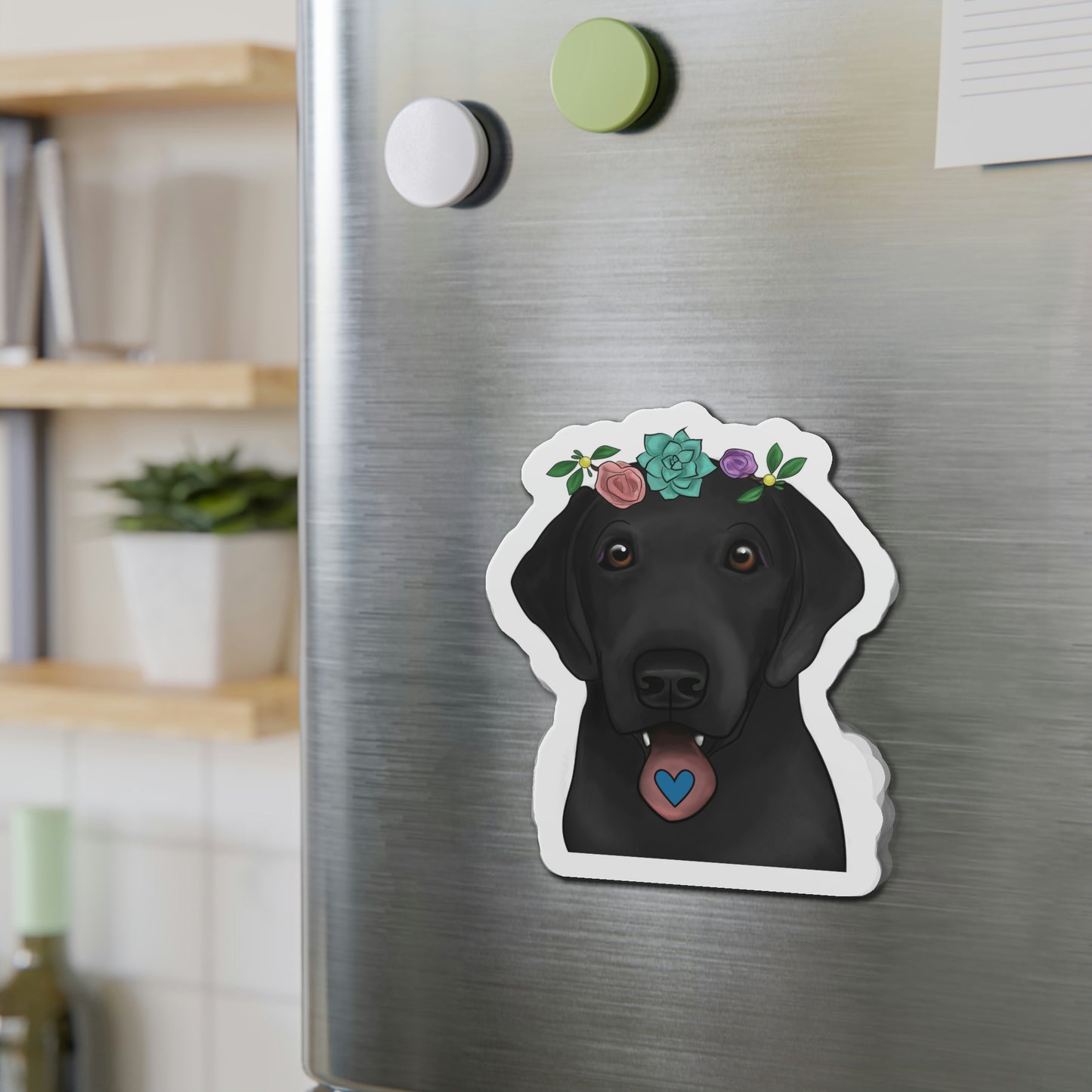 Black Lab Magnet