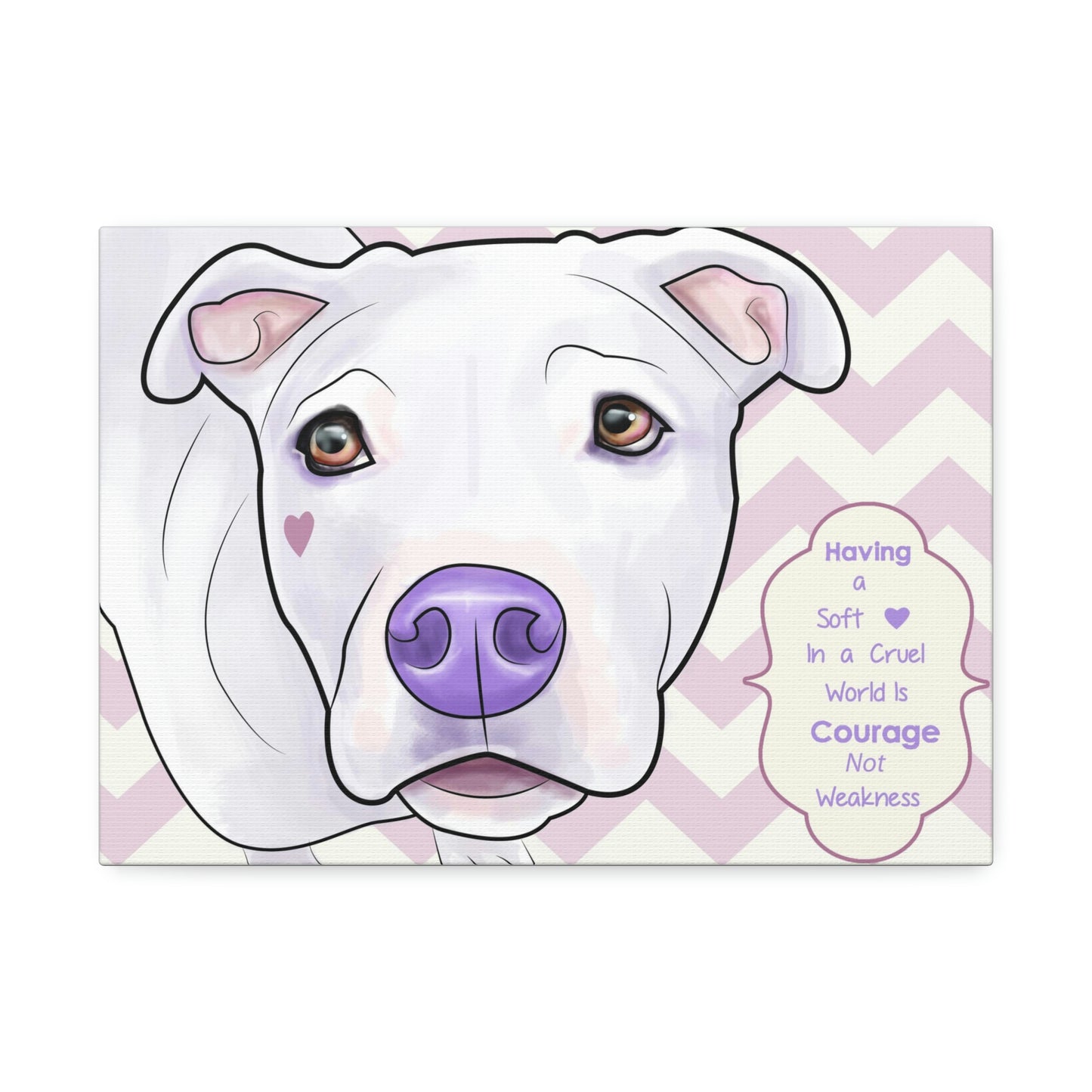 Soft Heart Canvas
