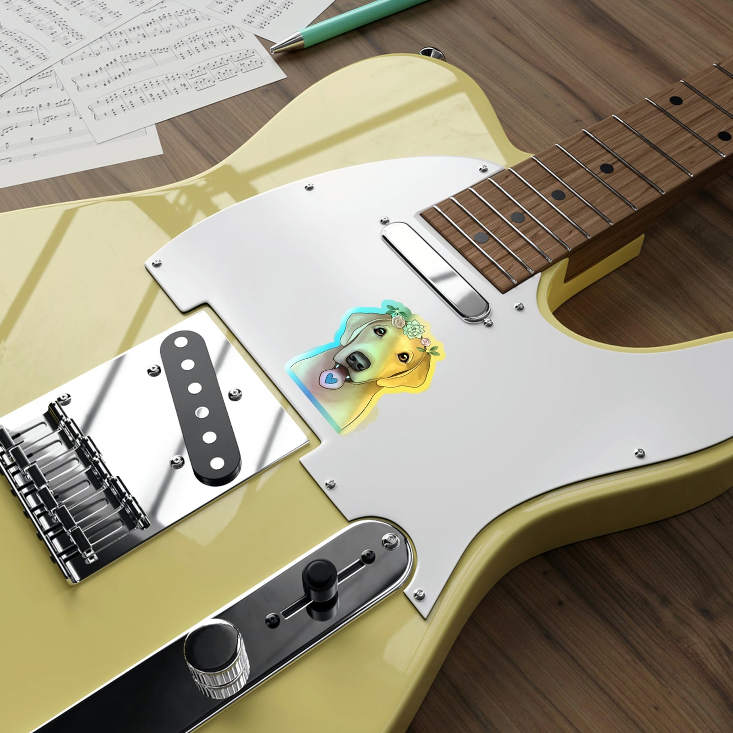 Holographic Lab Sticker