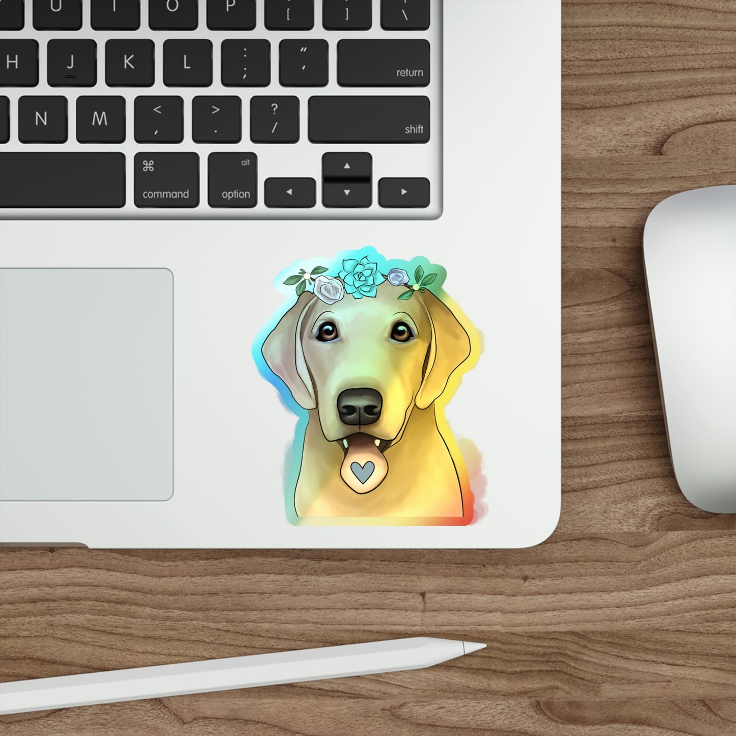 Holographic Lab Sticker