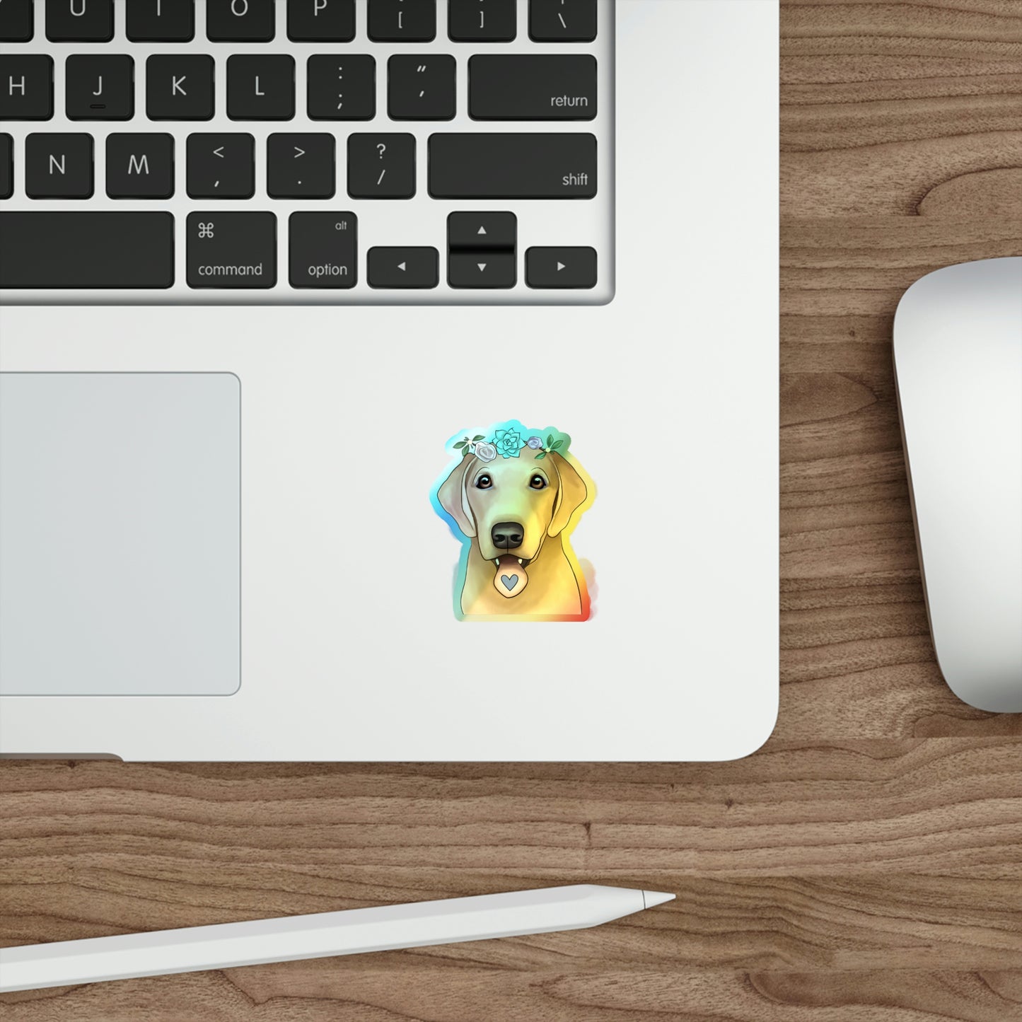 Holographic Lab Sticker