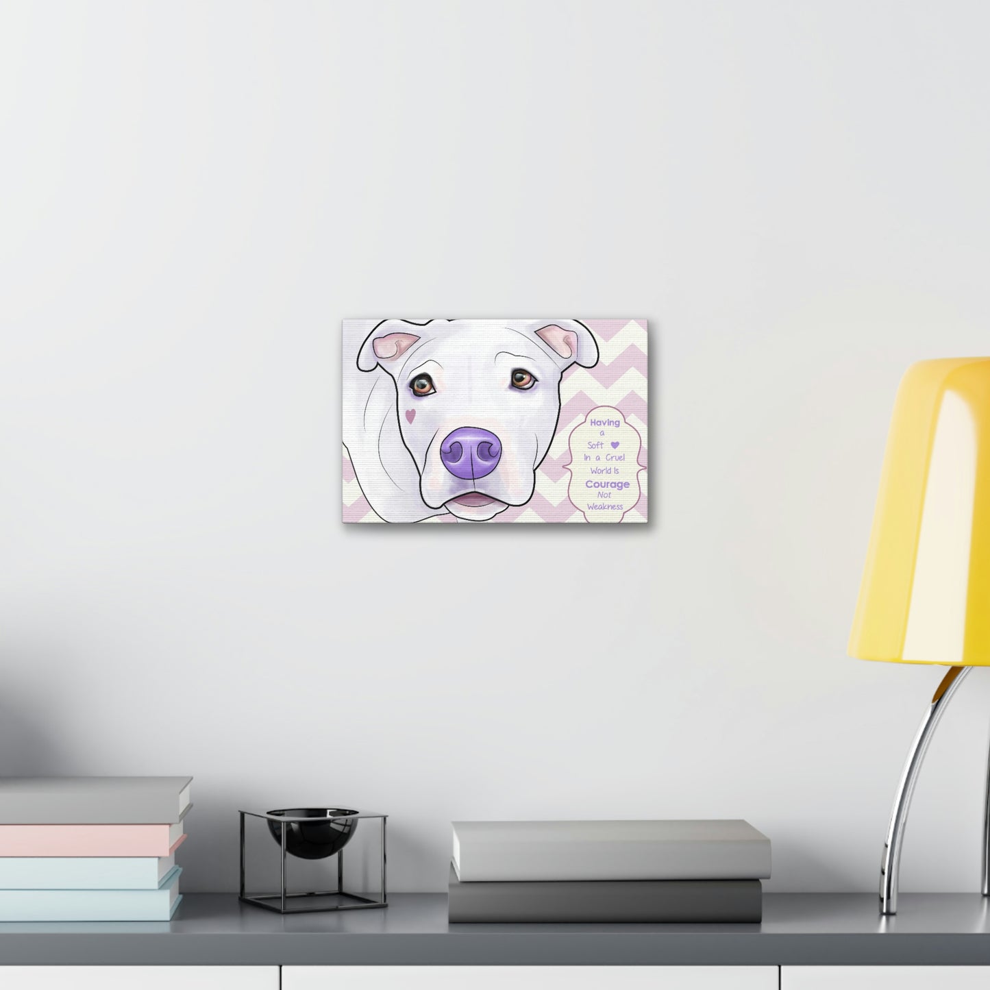 Soft Heart Canvas