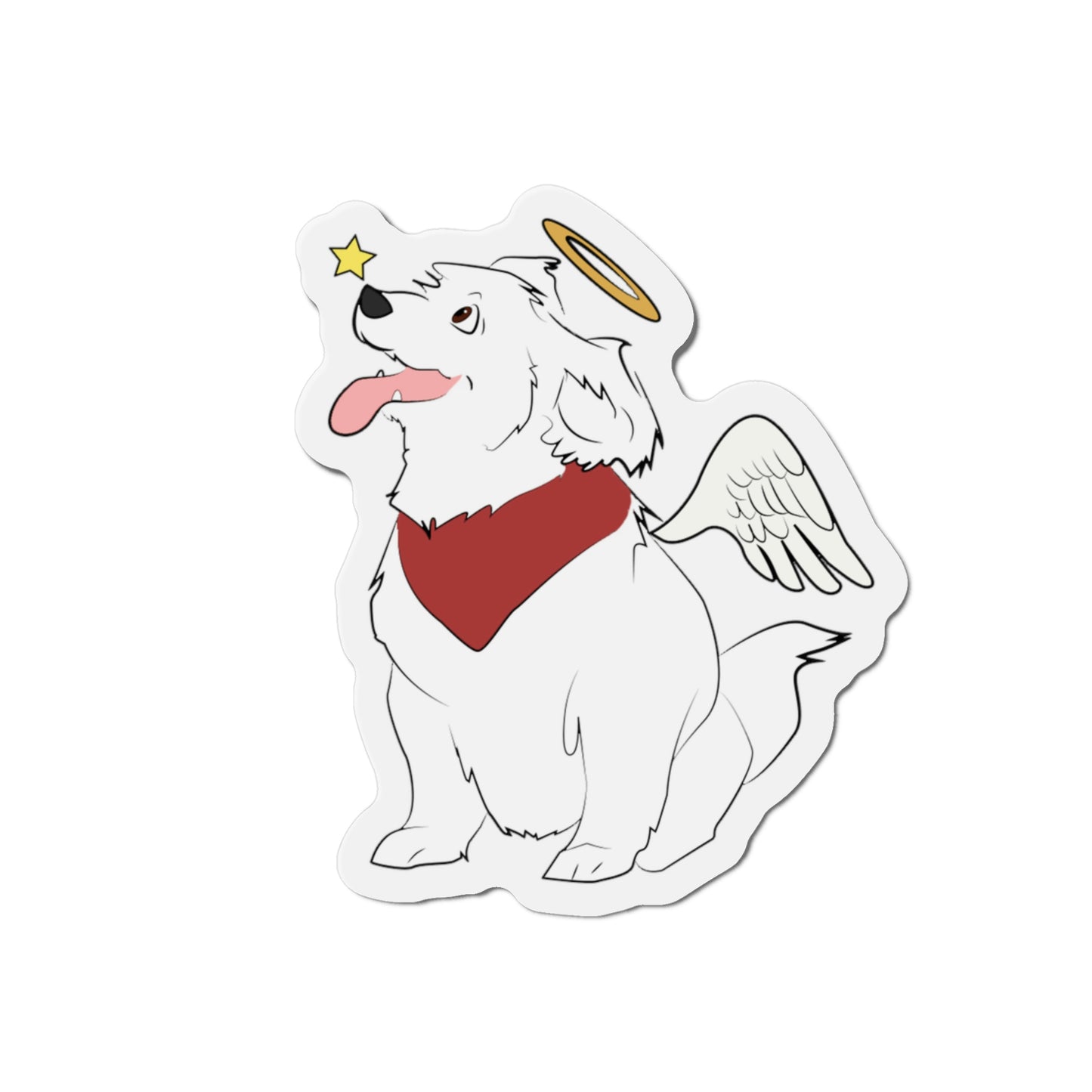 Angel Pup Magnet
