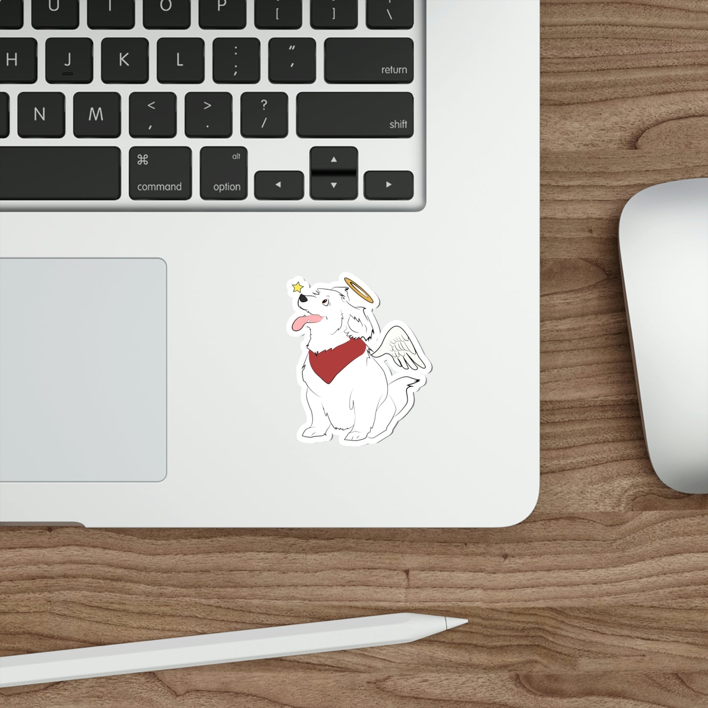 Angel Pup Sticker