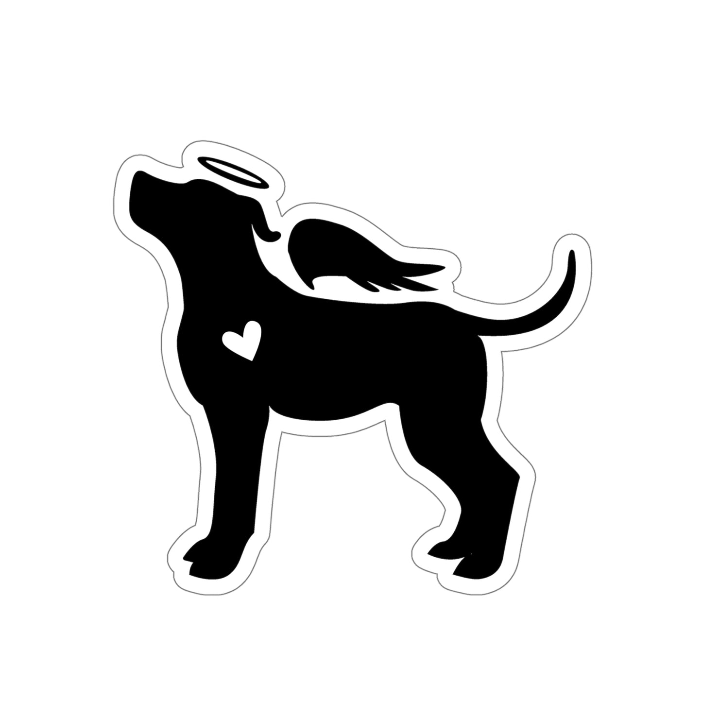 Angel Pup Stickers