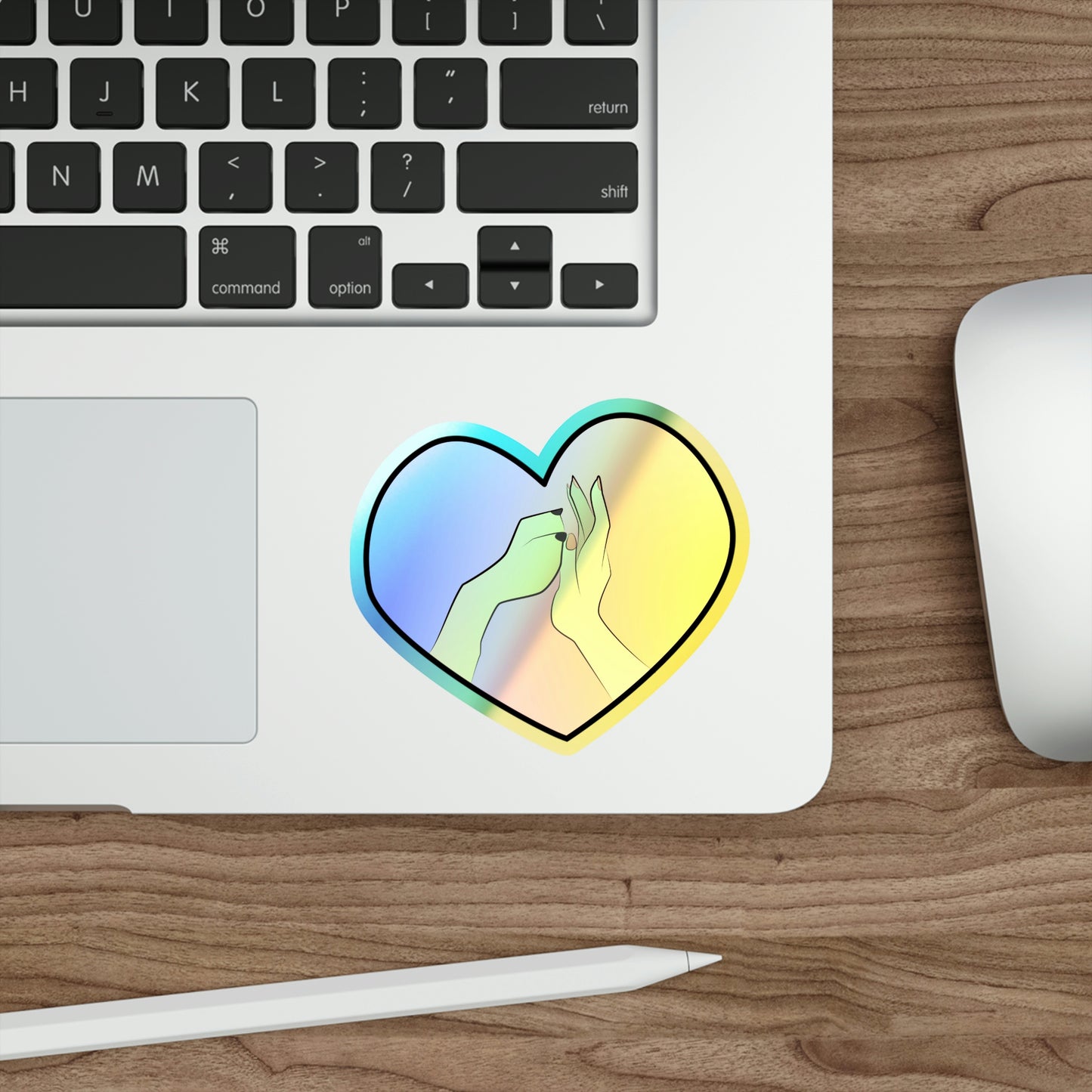 Holographic Rescue Gal Sticker