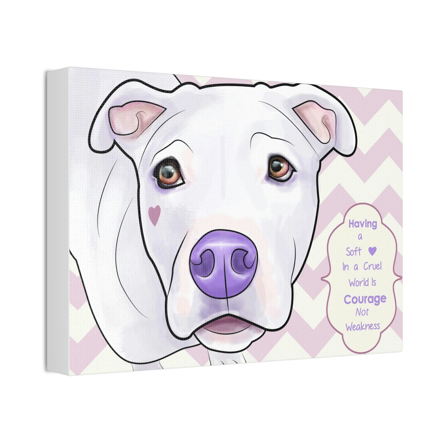 Soft Heart Canvas