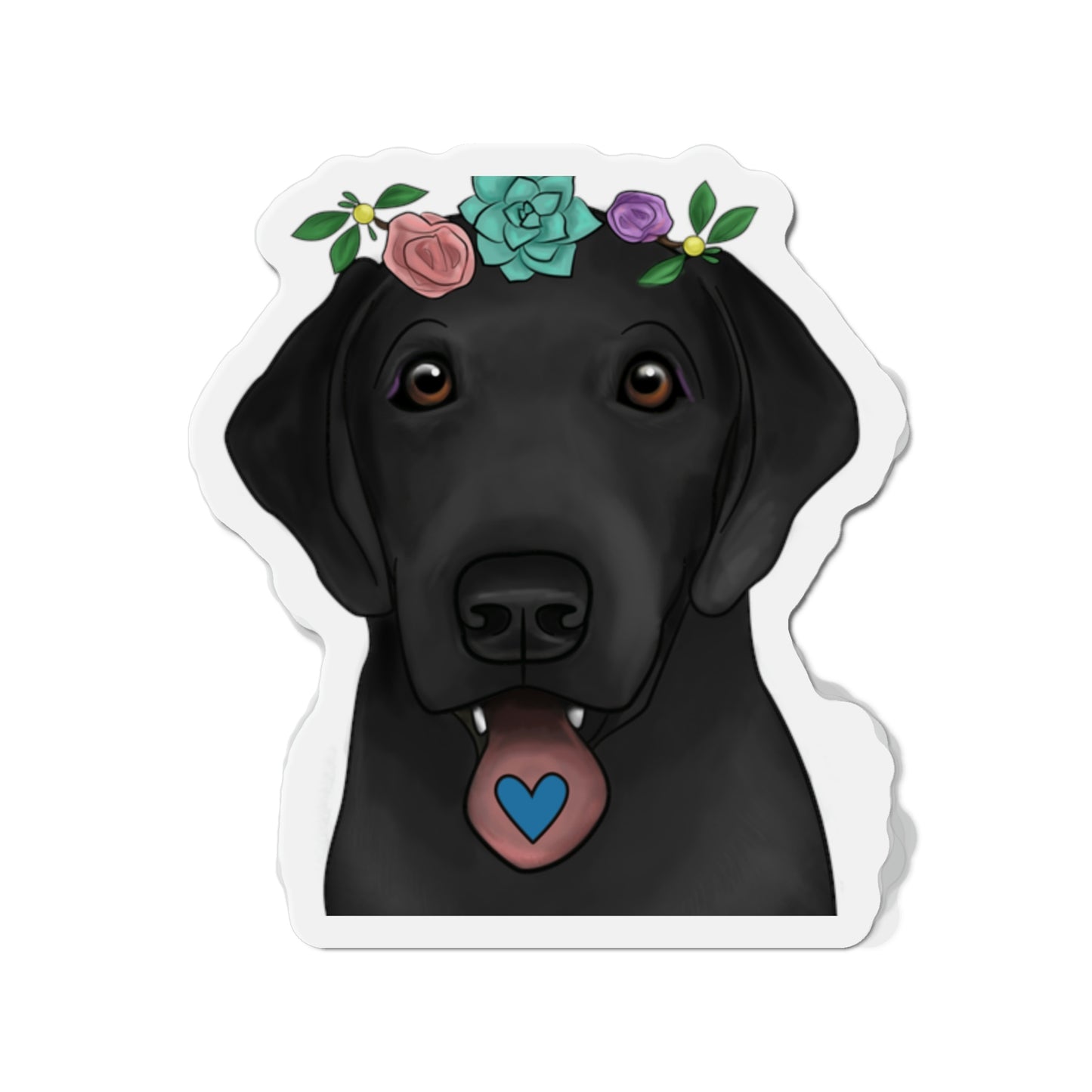 Black Lab Magnet