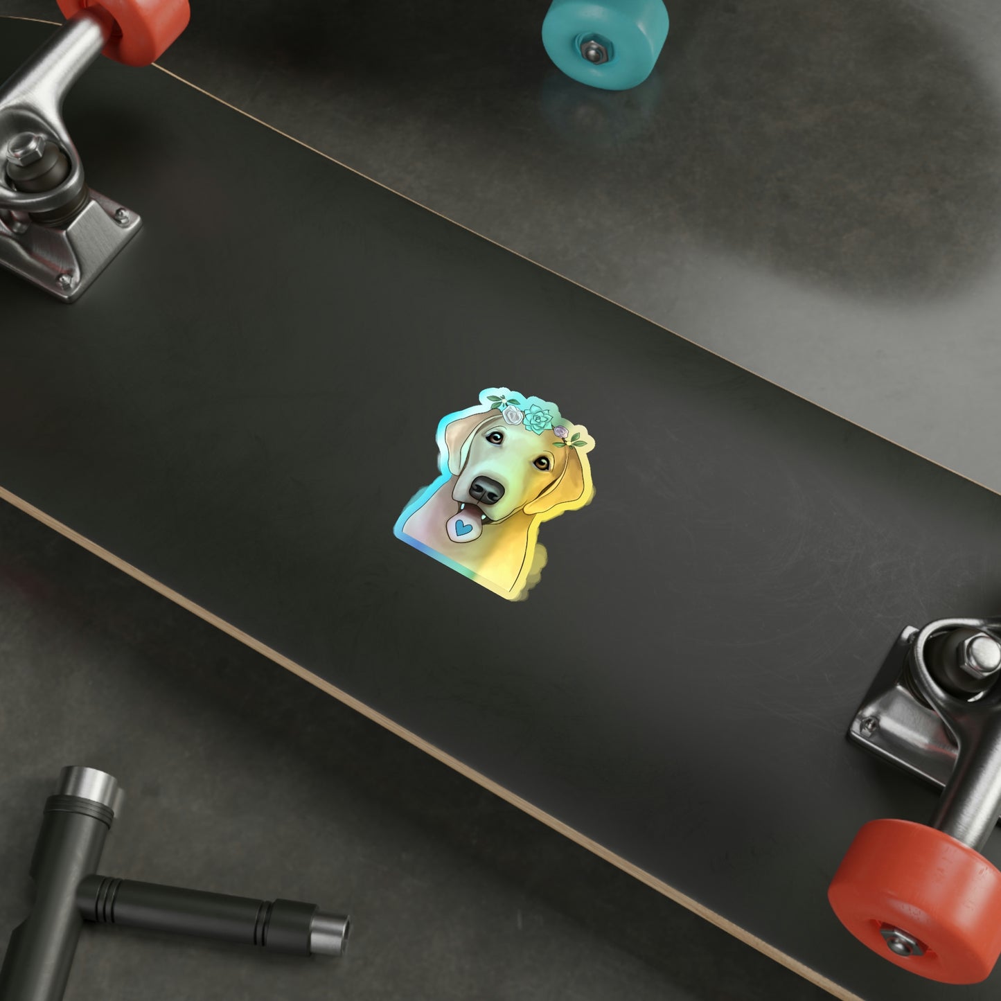 Holographic Lab Sticker