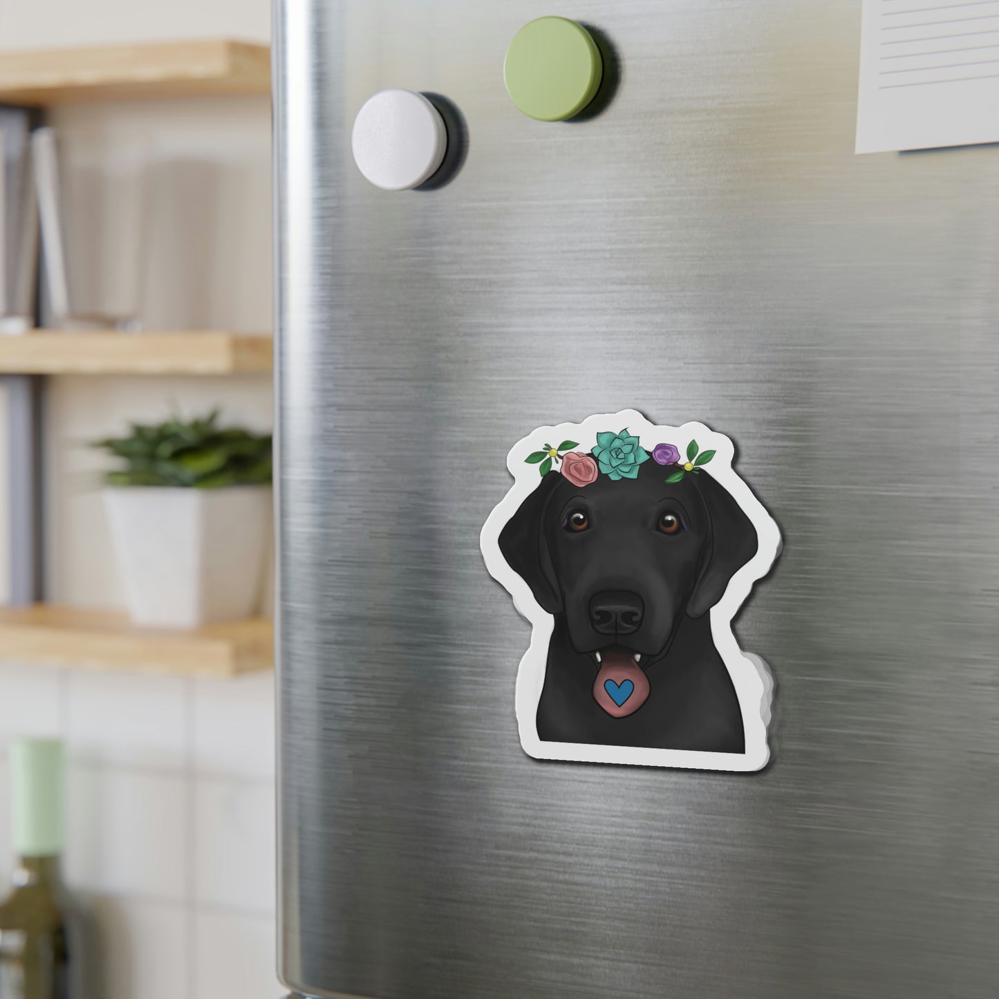 Black Lab Magnet
