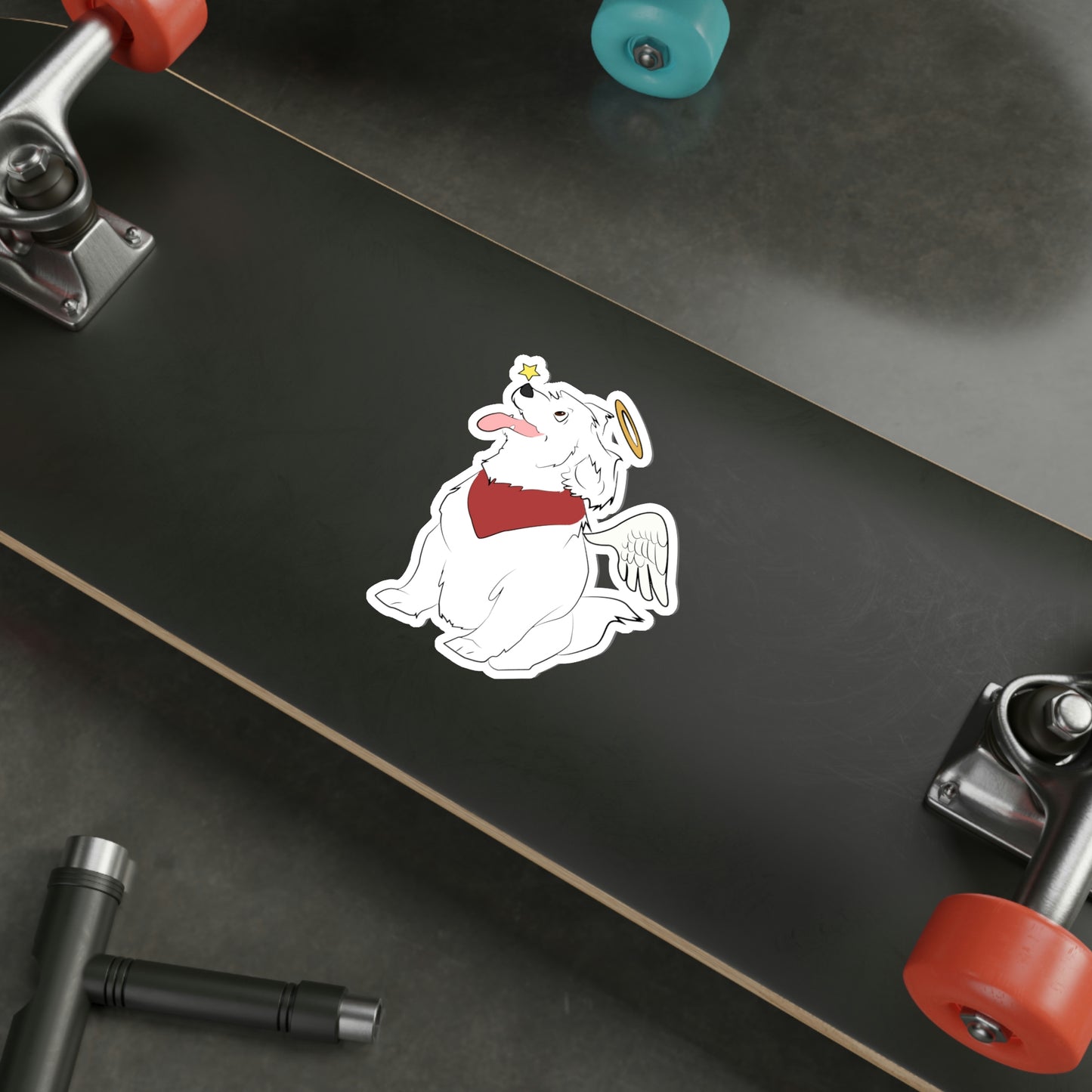 Angel Pup Sticker