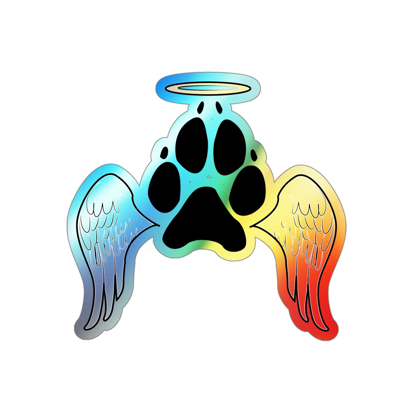 Angel Paw Sticker