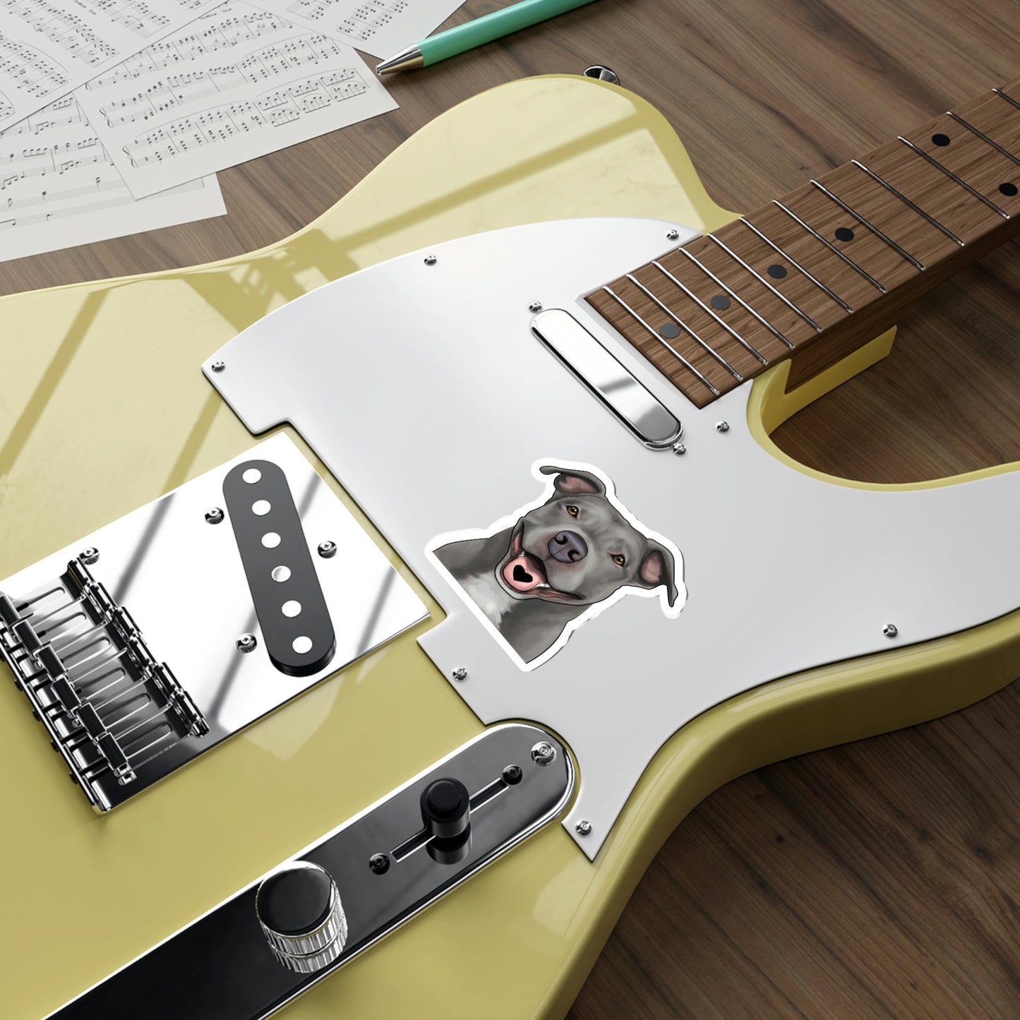 pit bull sticker