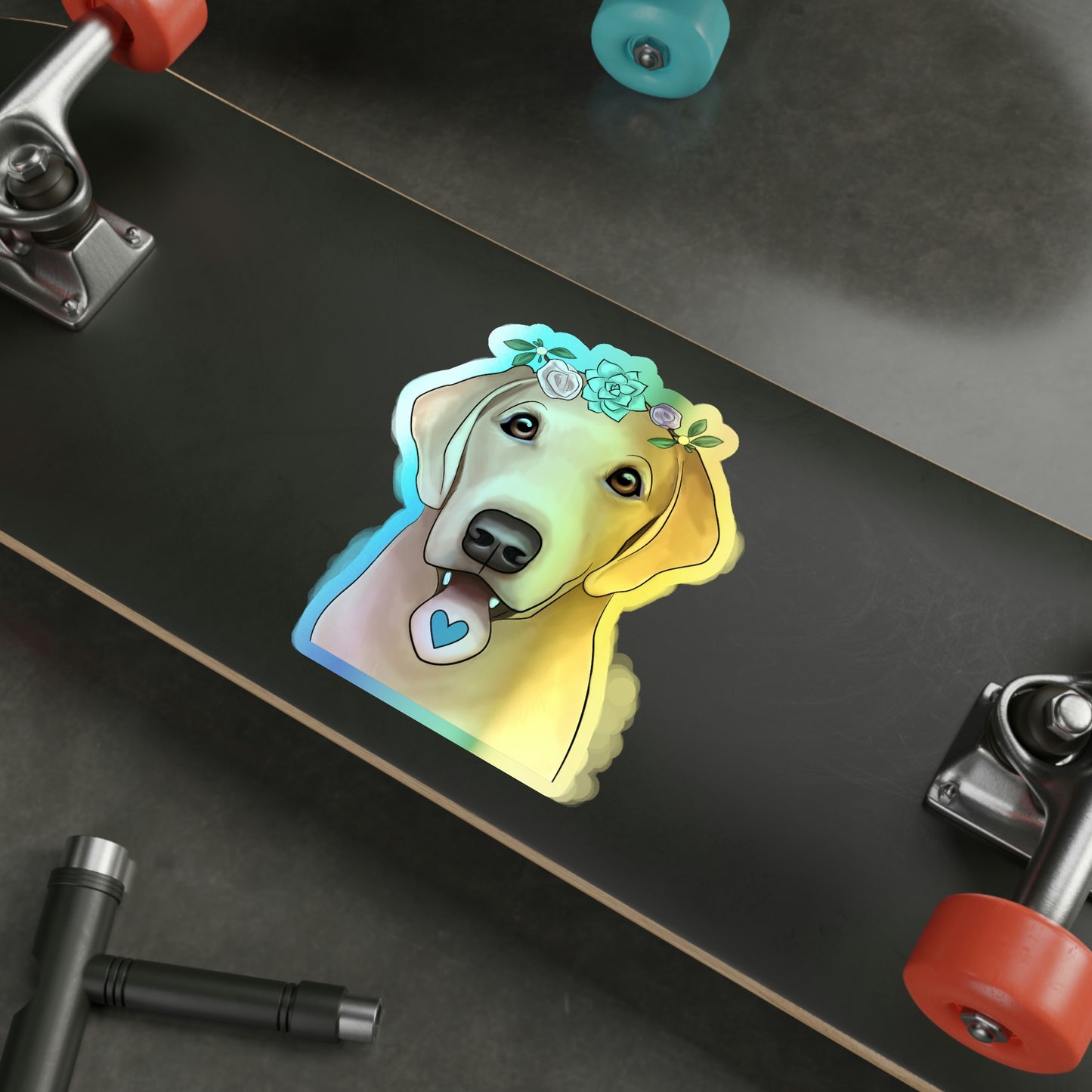 Holographic Lab Sticker