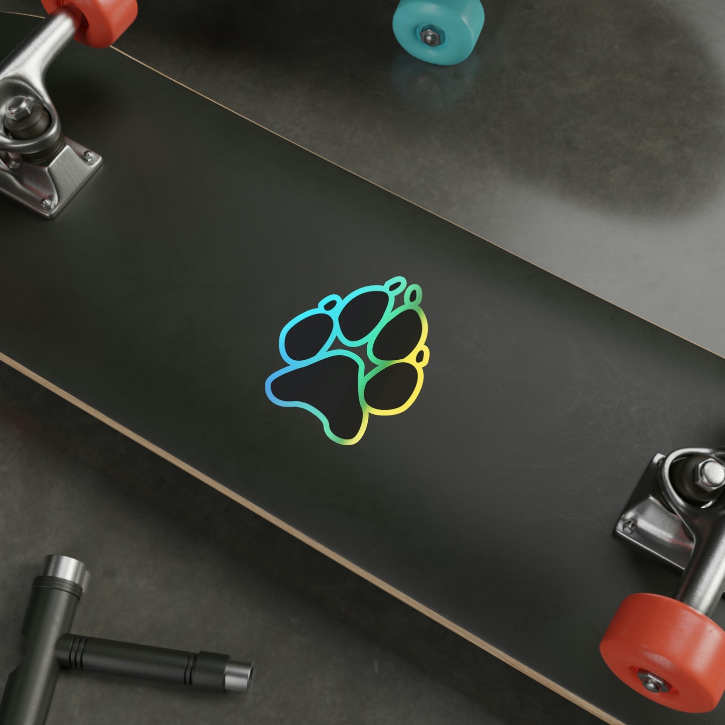 Holographic Paw Stickers