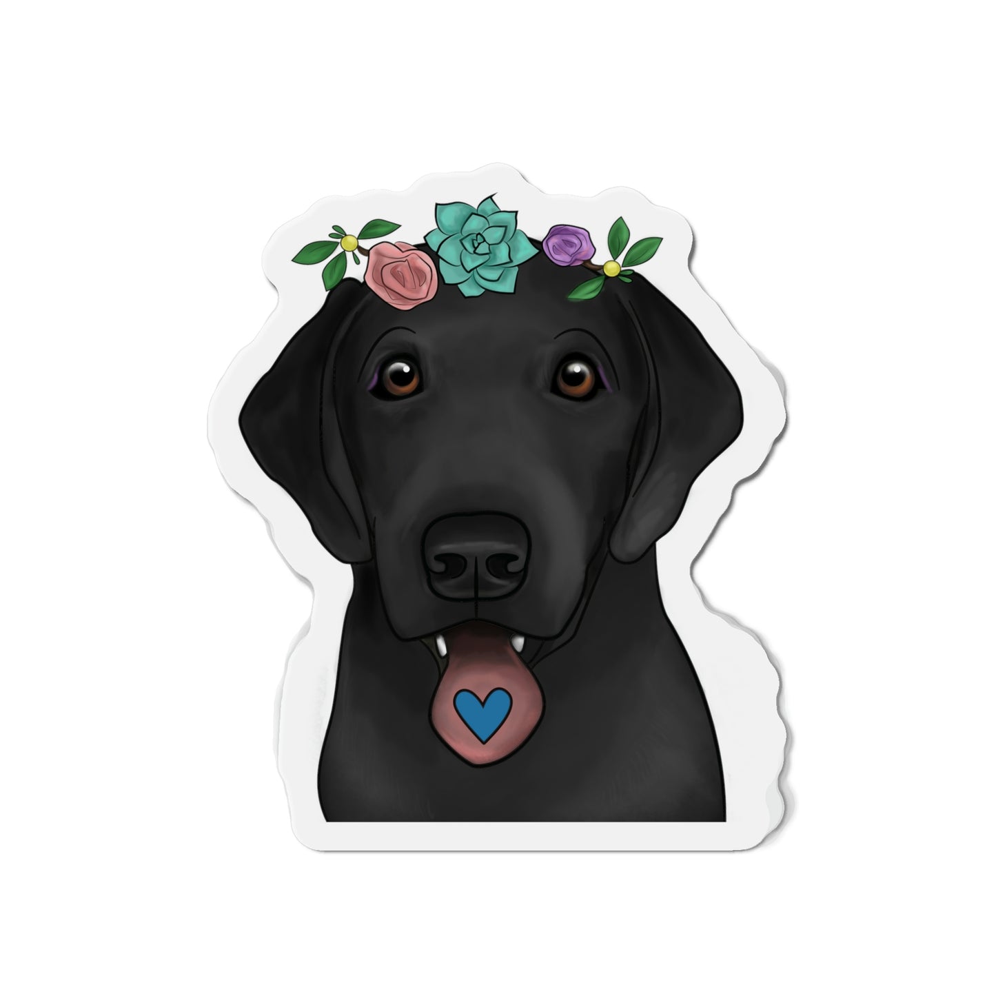 Black Lab Magnet