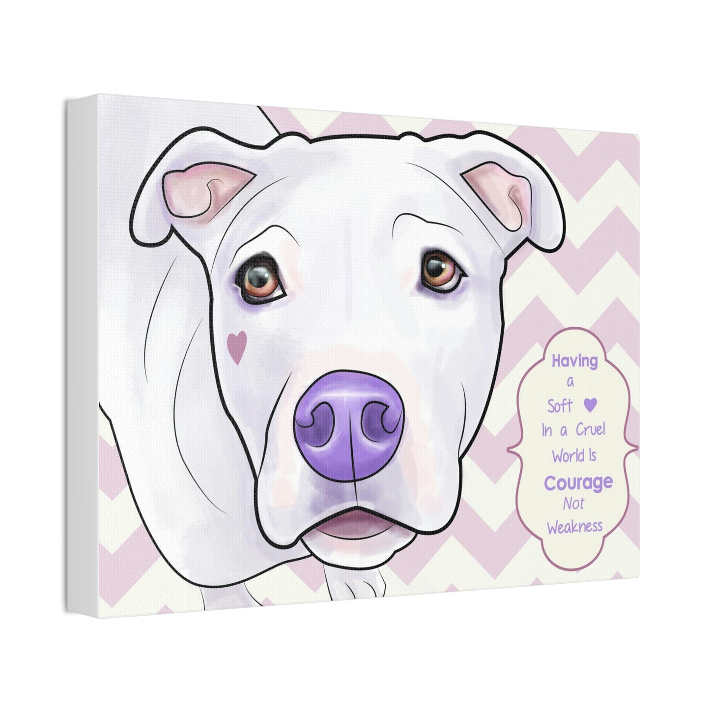 Soft Heart Canvas