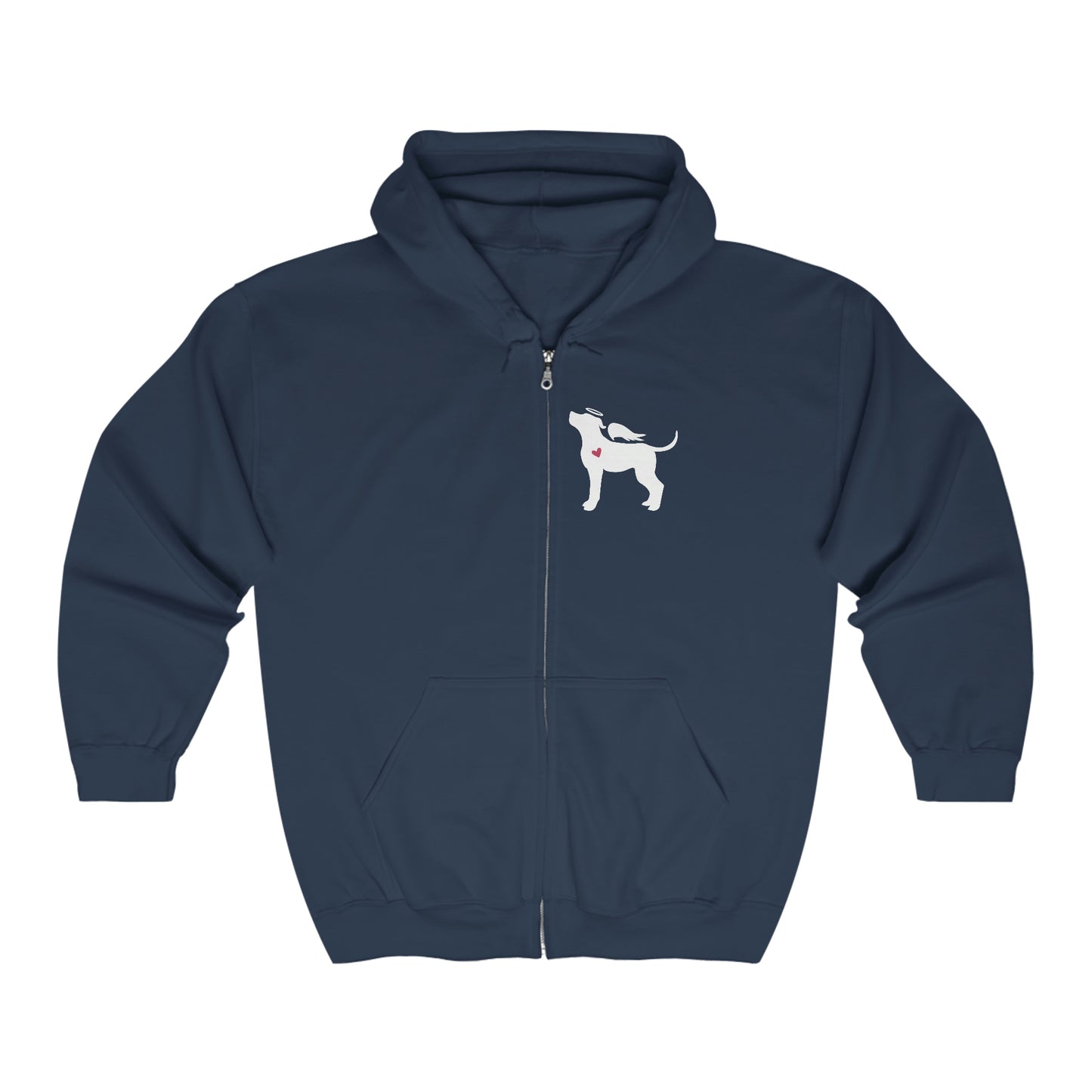 Angel Pup Zip Hoodie