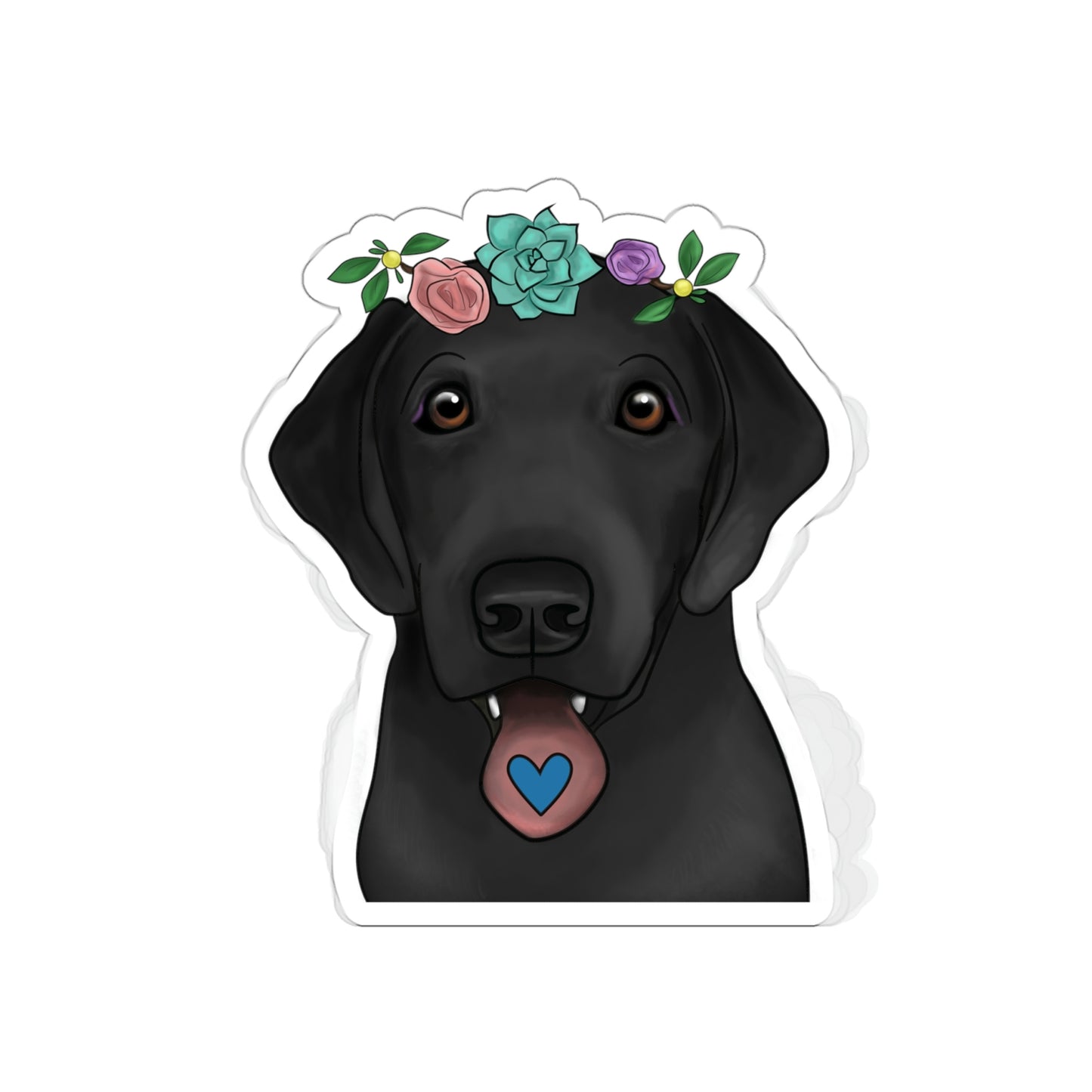 Black Lab Sticker