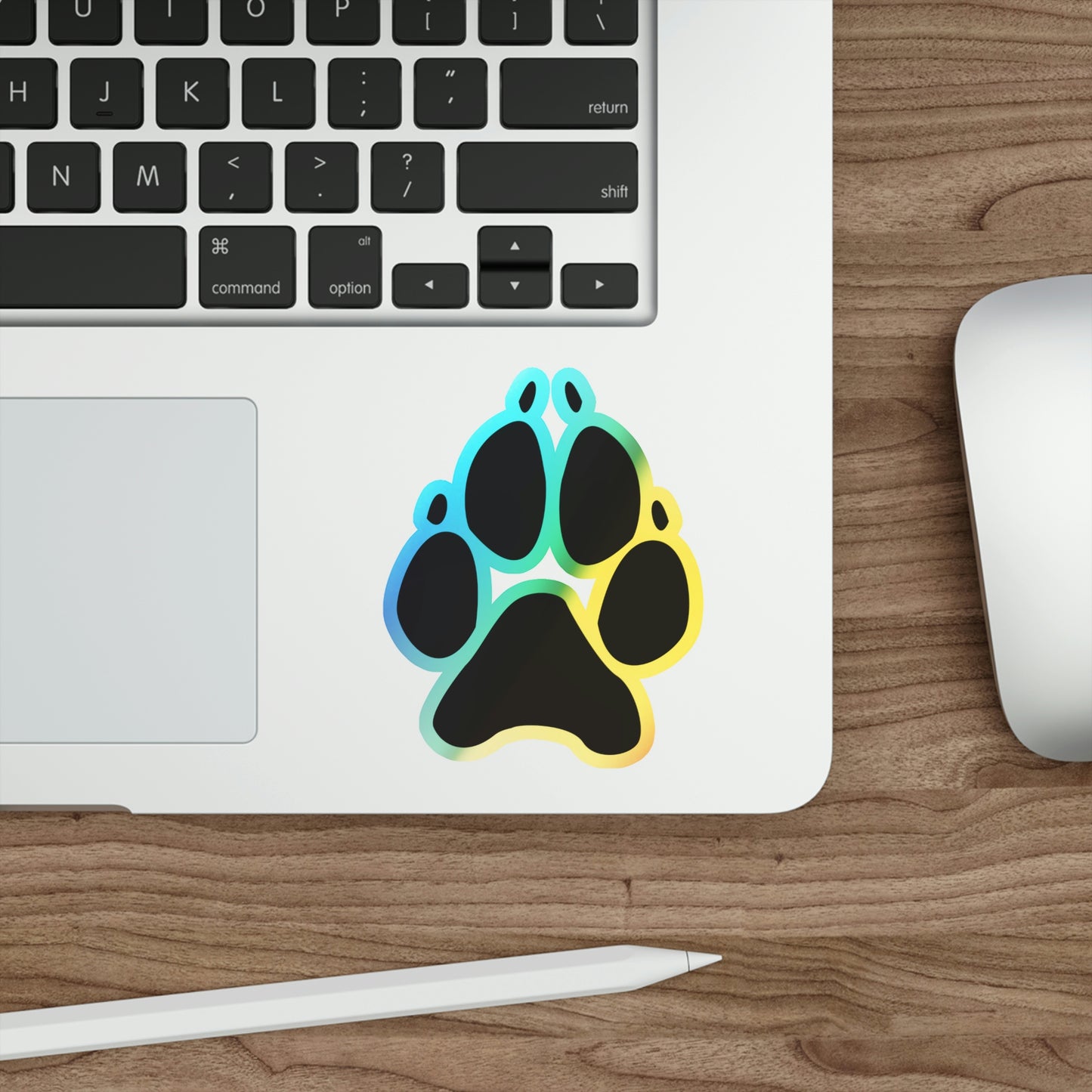Holographic Paw Stickers