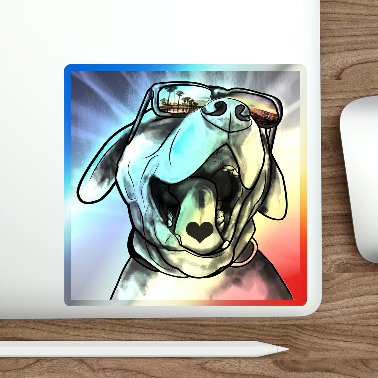 Happy Dog Sticker