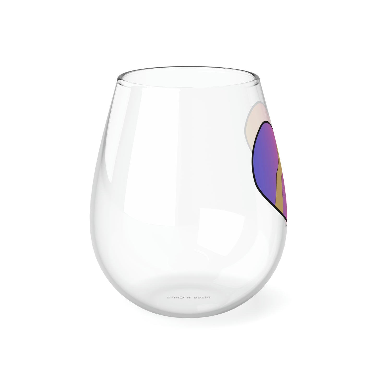 Rescue Gal Wine Glass