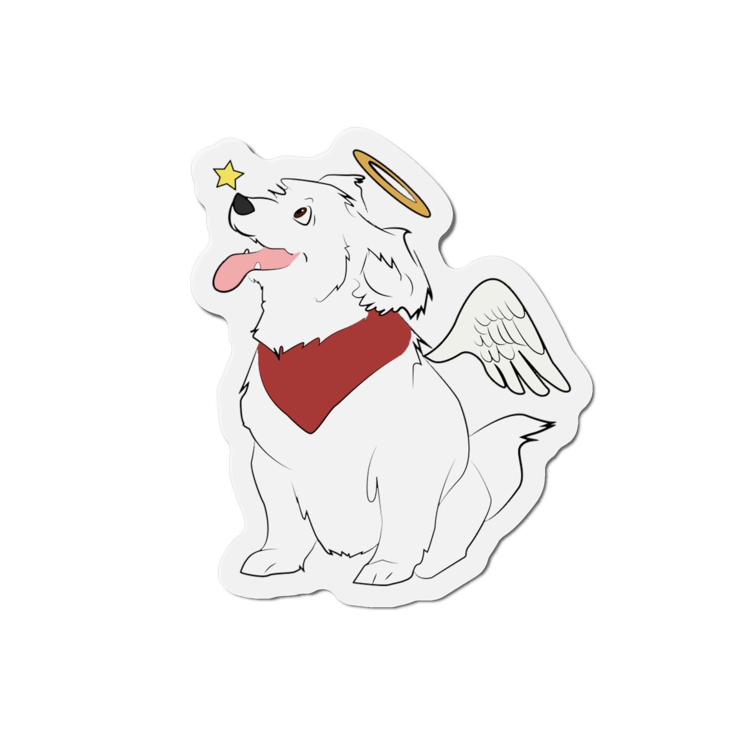 Angel Pup Magnet